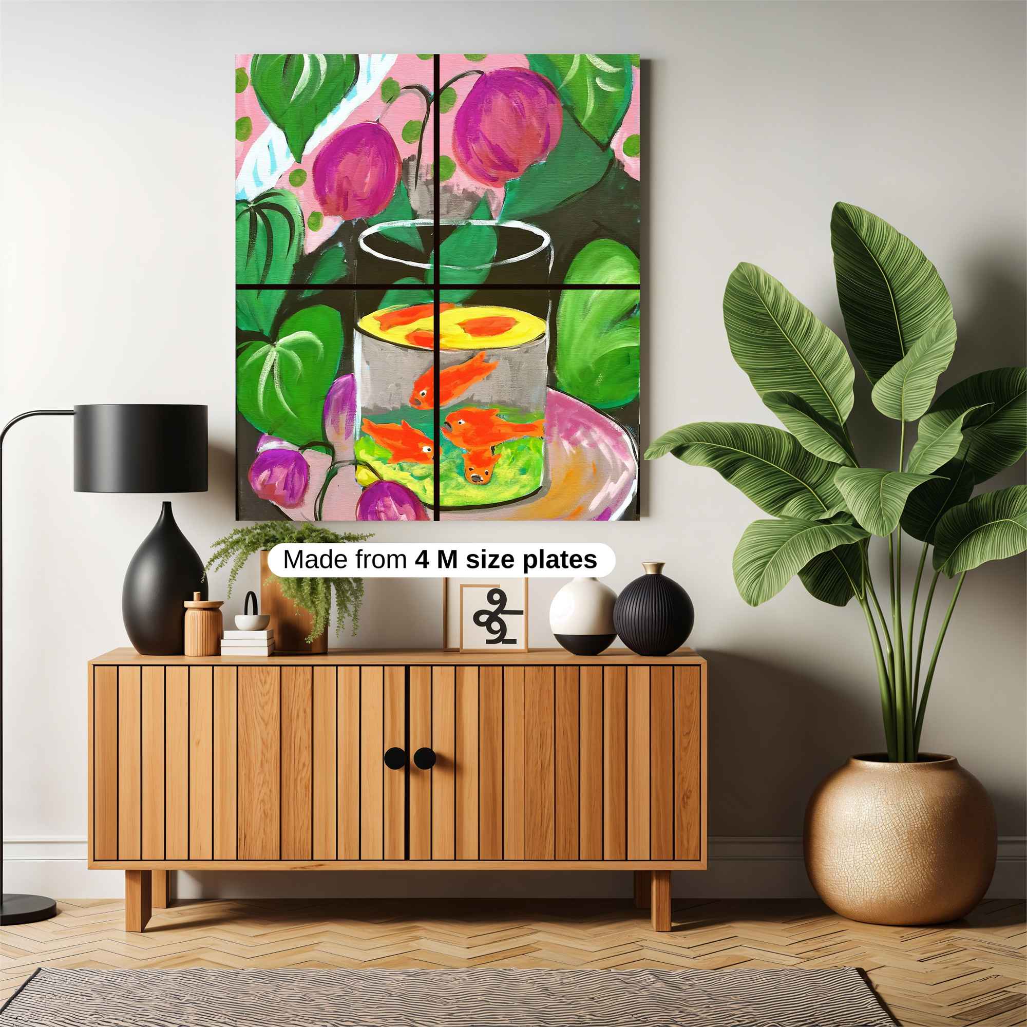 Goldfish Glee Safe Wall Magnetic / M