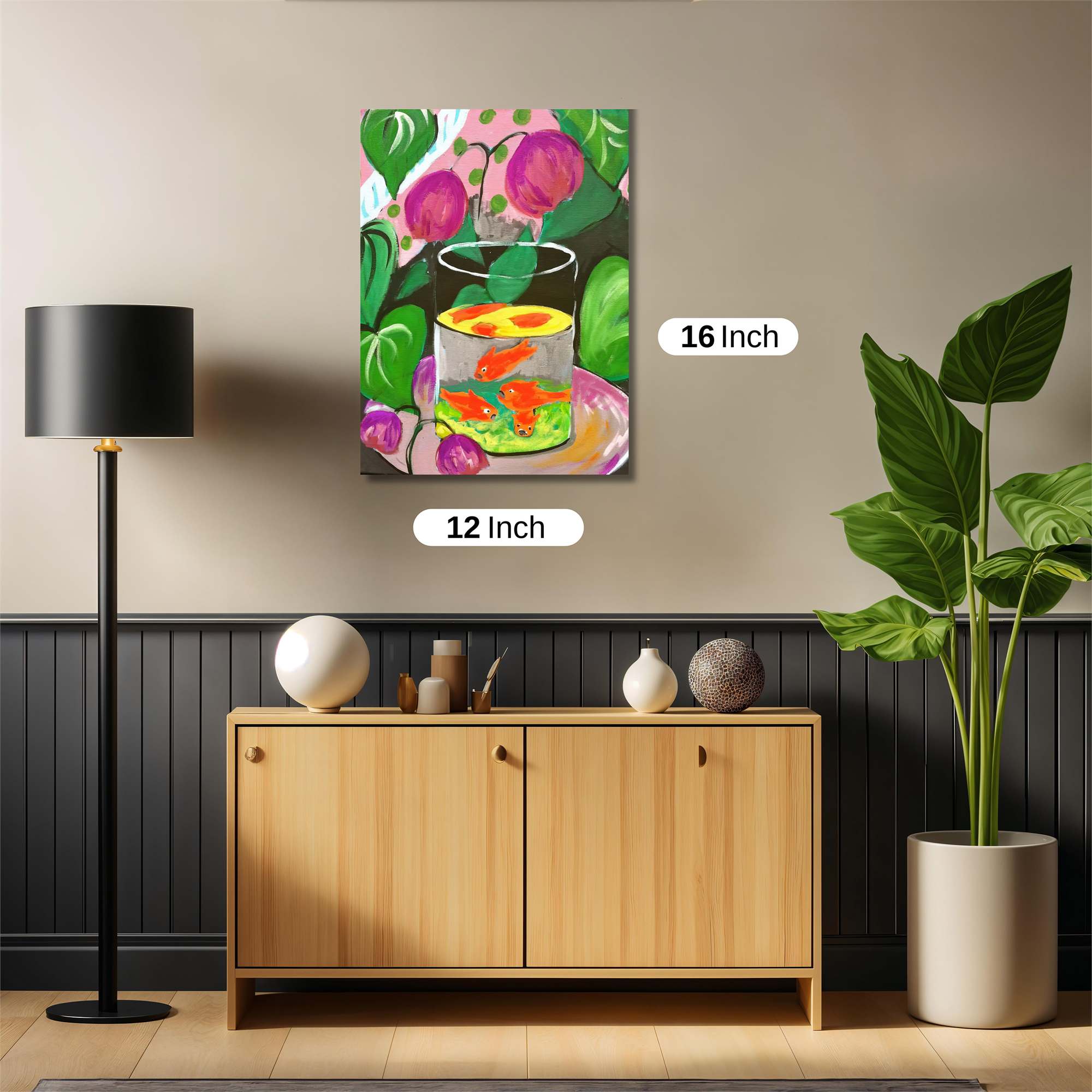 Goldfish Glee Safe Wall Magnetic / M