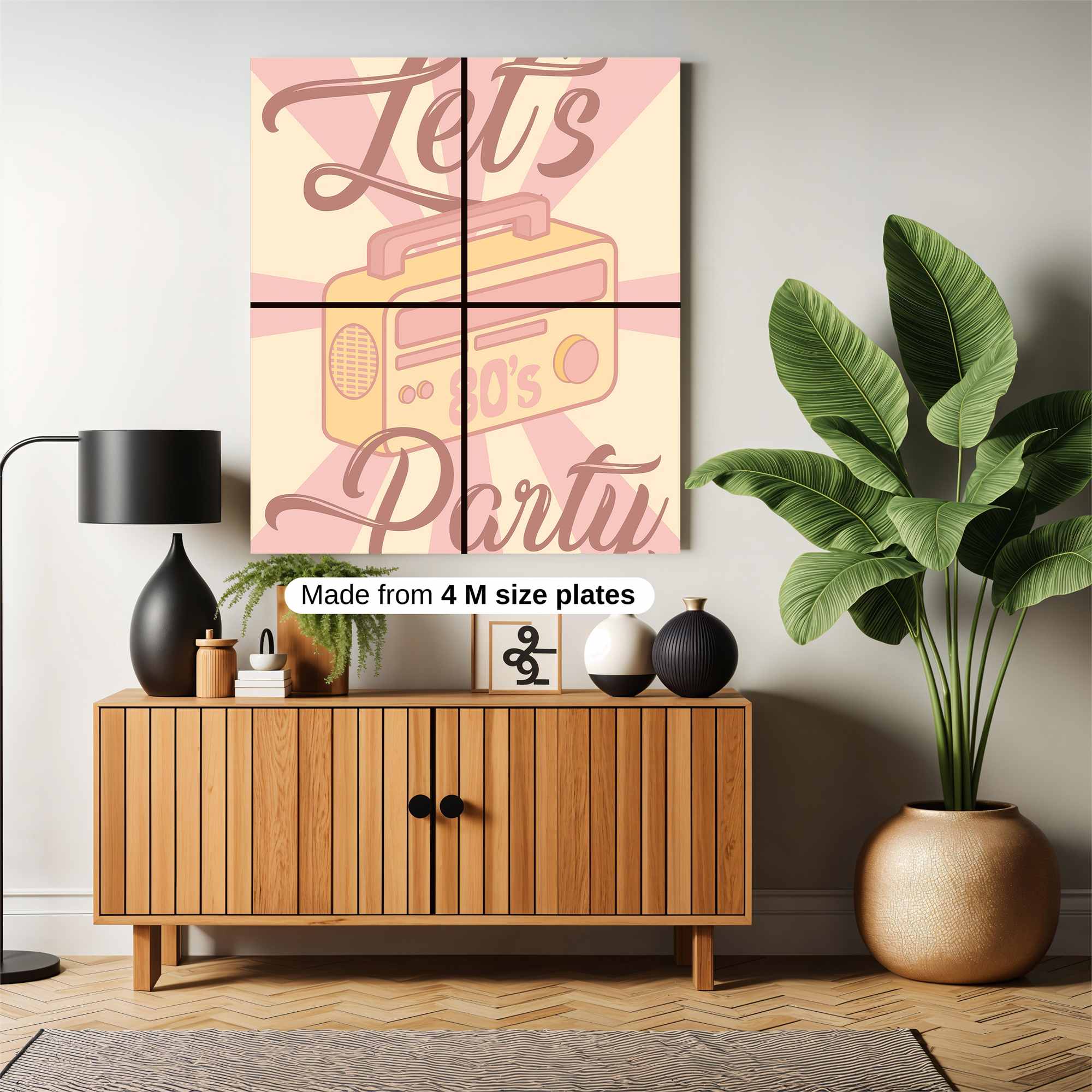 Retro Revelry Safe Wall Magnetic / M