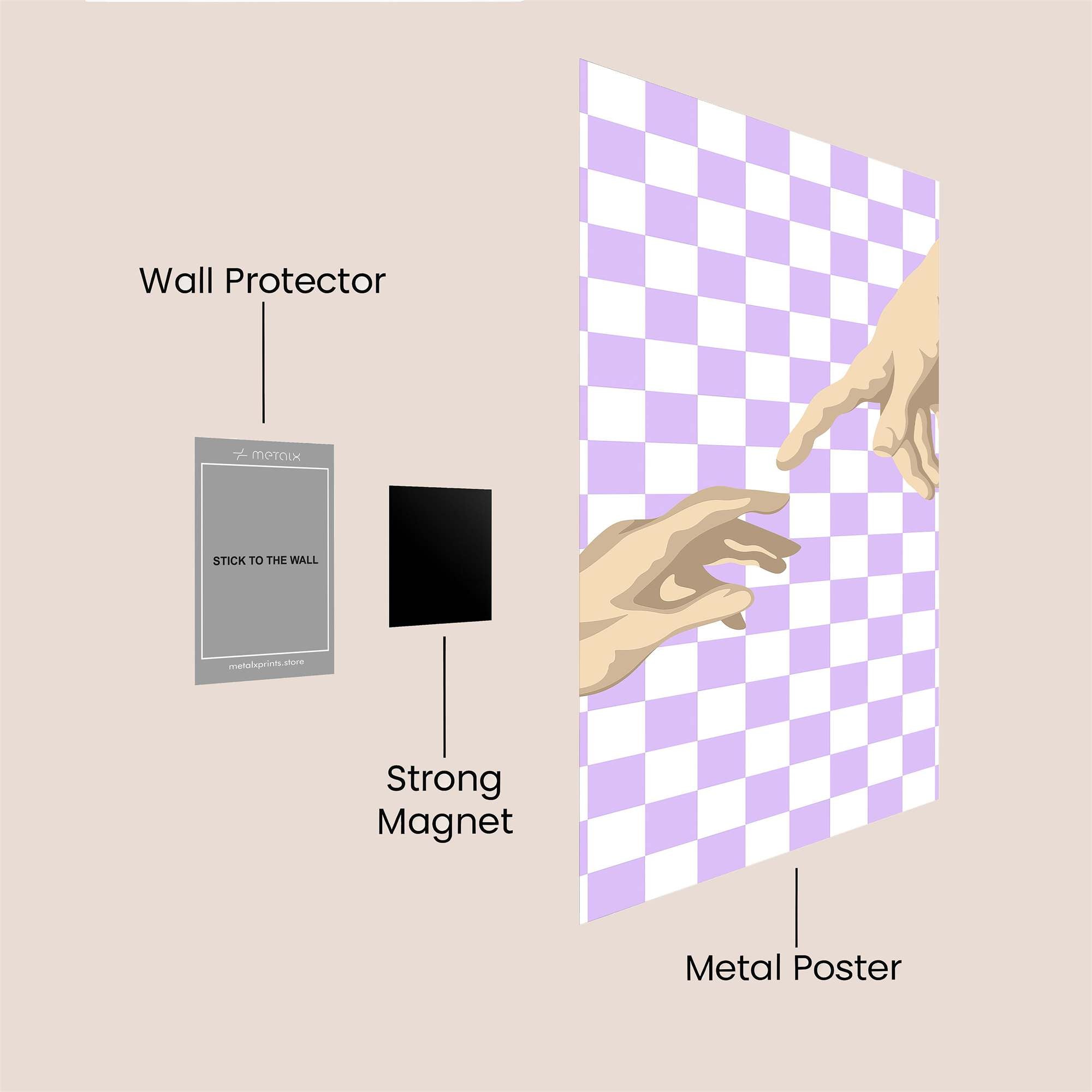 Creation Whimsy Safe Wall Magnetic / M