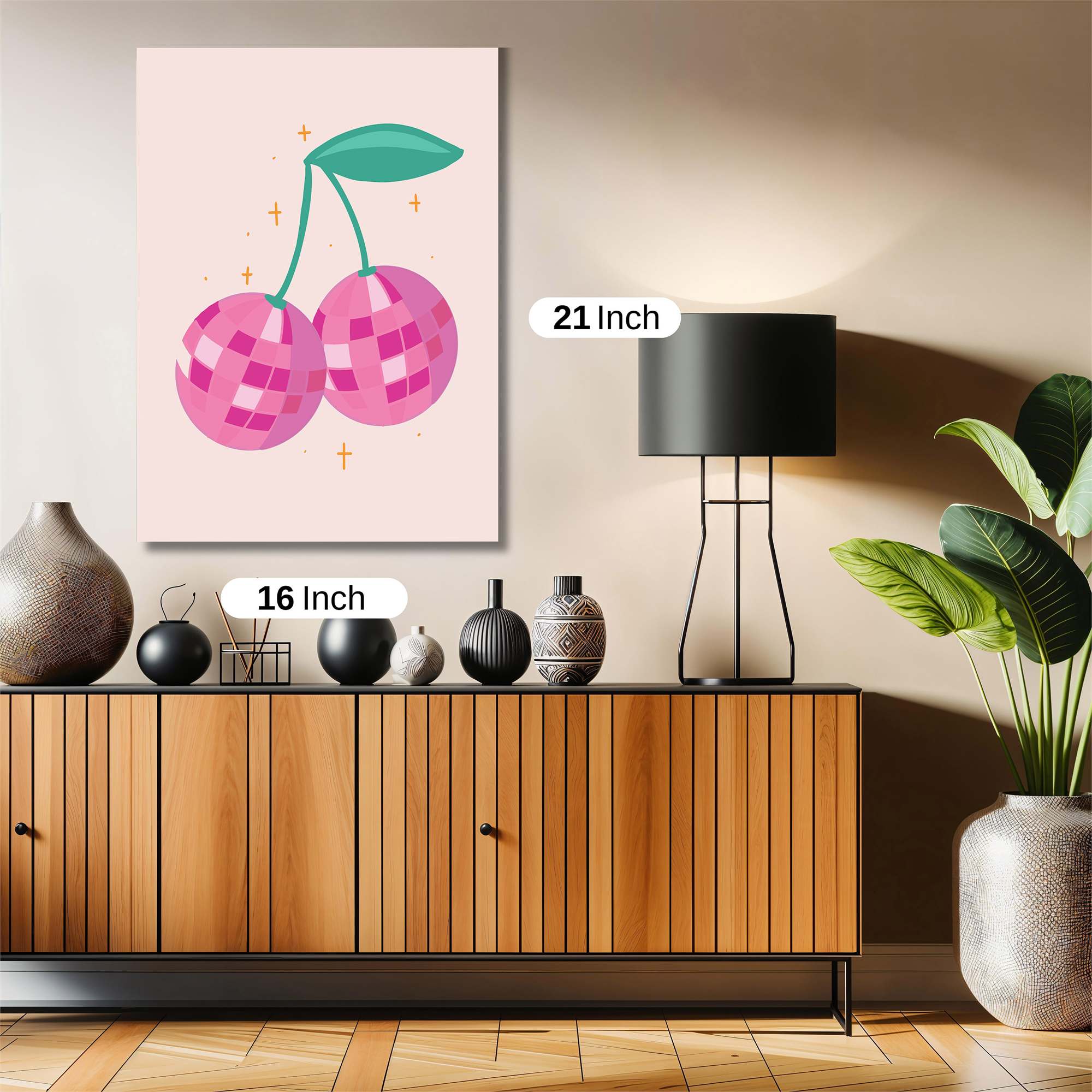 Disco Cherries Safe Wall Magnetic / M