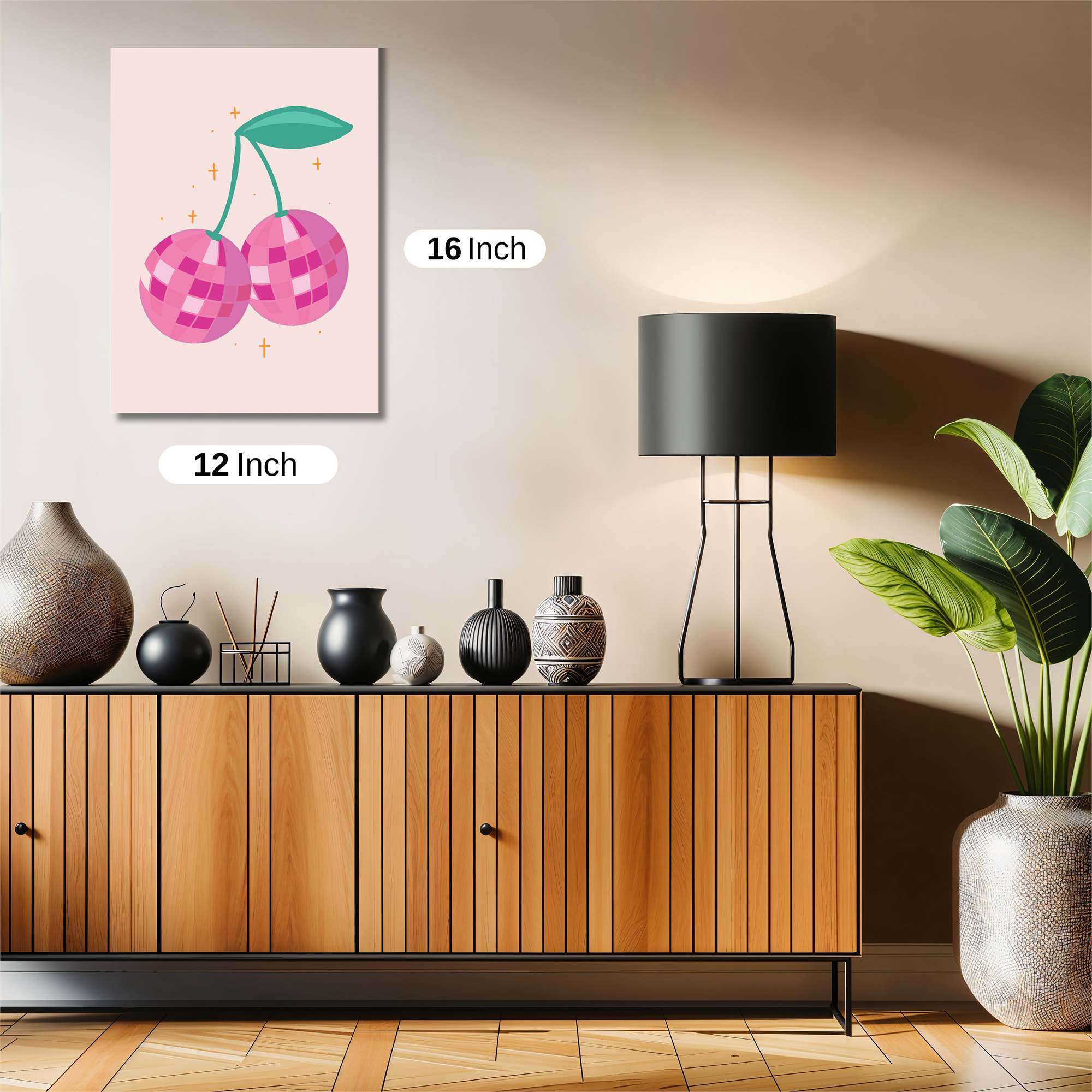 Disco Cherries Safe Wall Magnetic / M