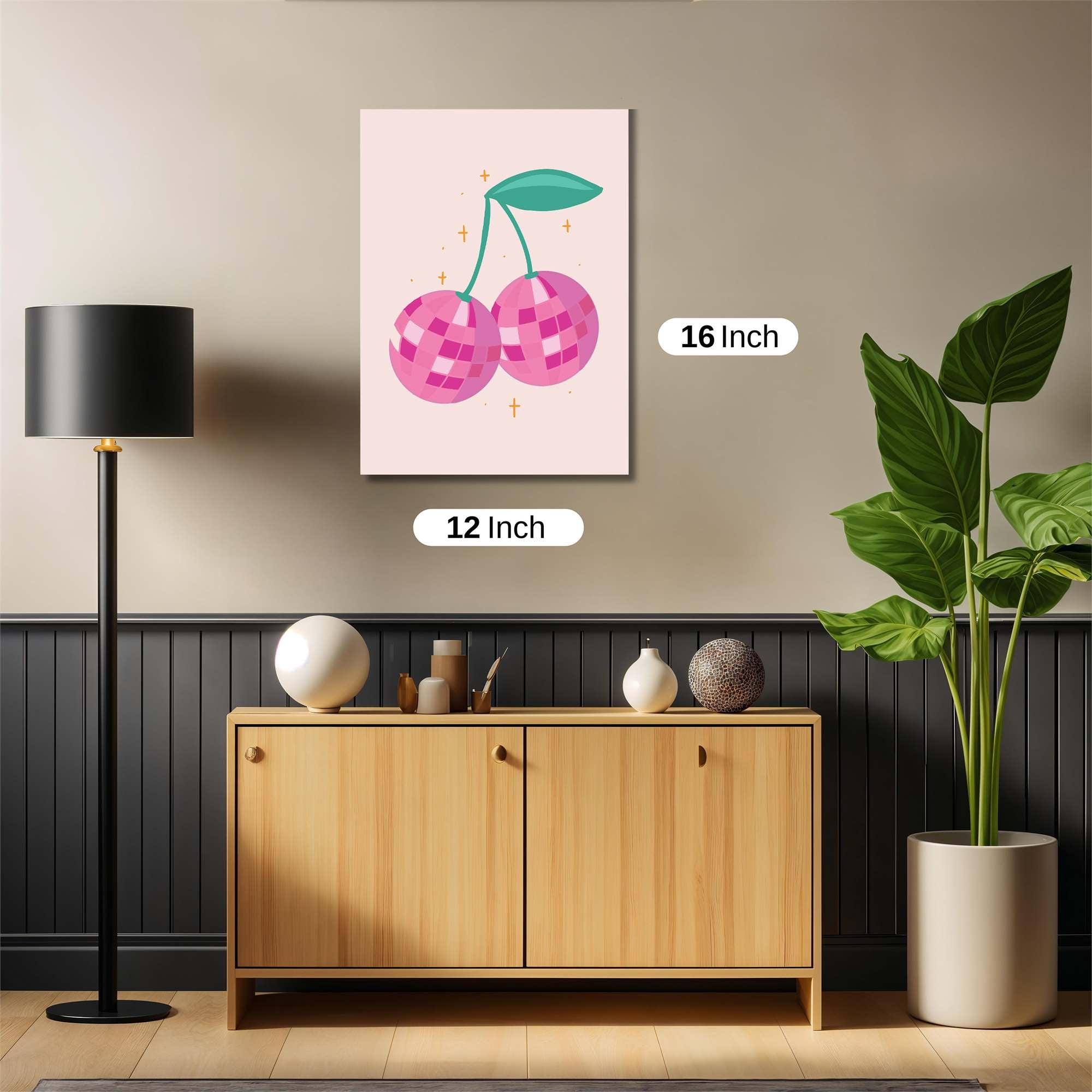 Disco Cherries Safe Wall Magnetic / M