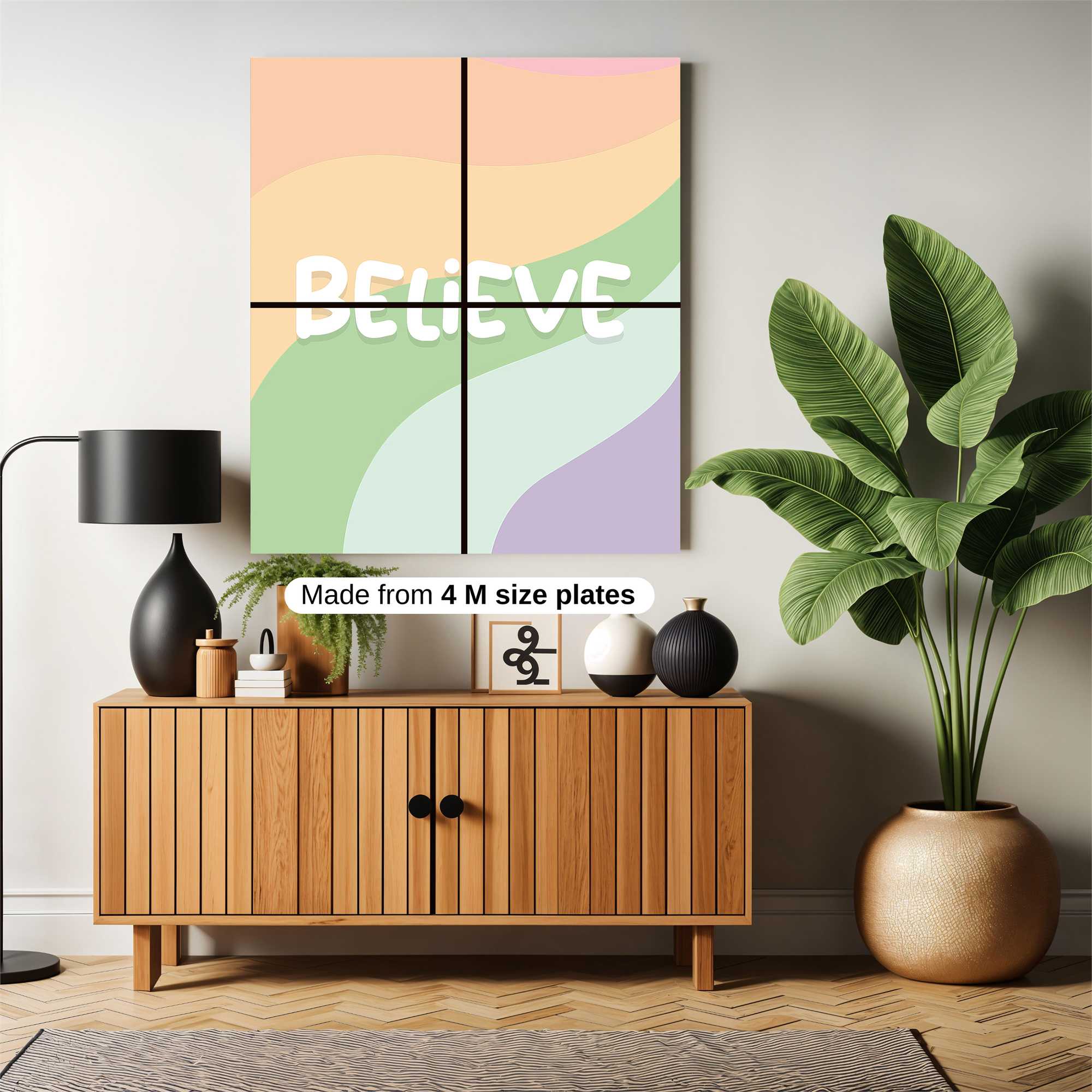 Believe Bliss Safe Wall Magnetic / M