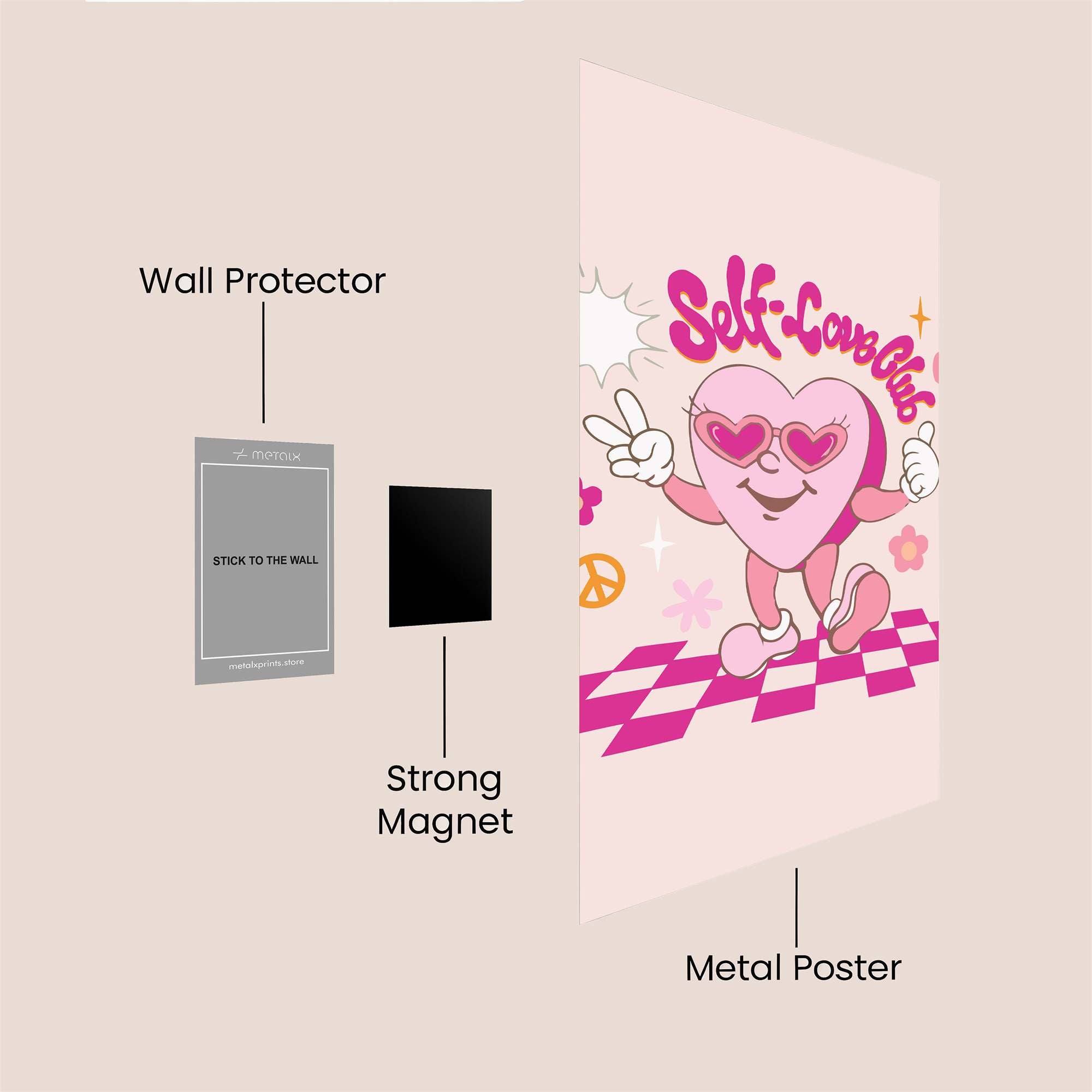 Love Dance Safe Wall Magnetic / M