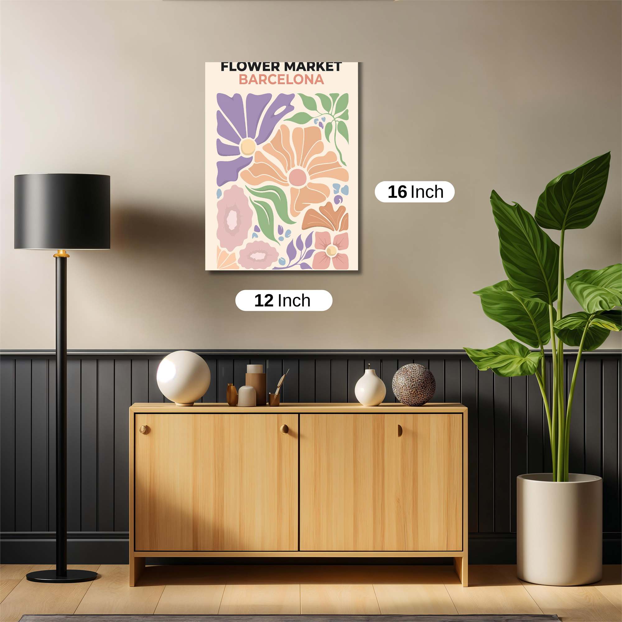 Barcelona Bloom Safe Wall Magnetic / M