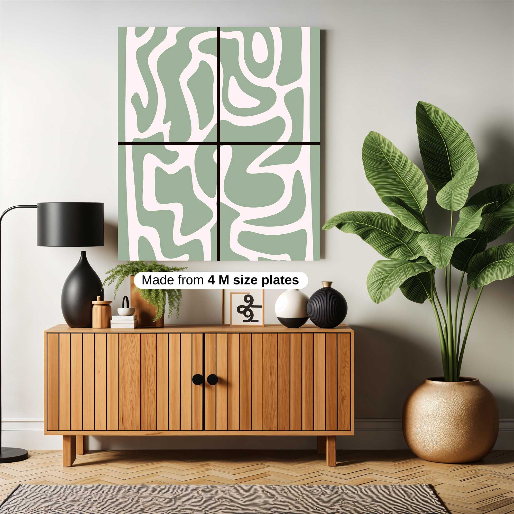 Labyrinthine Calm Safe Wall Magnetic / M
