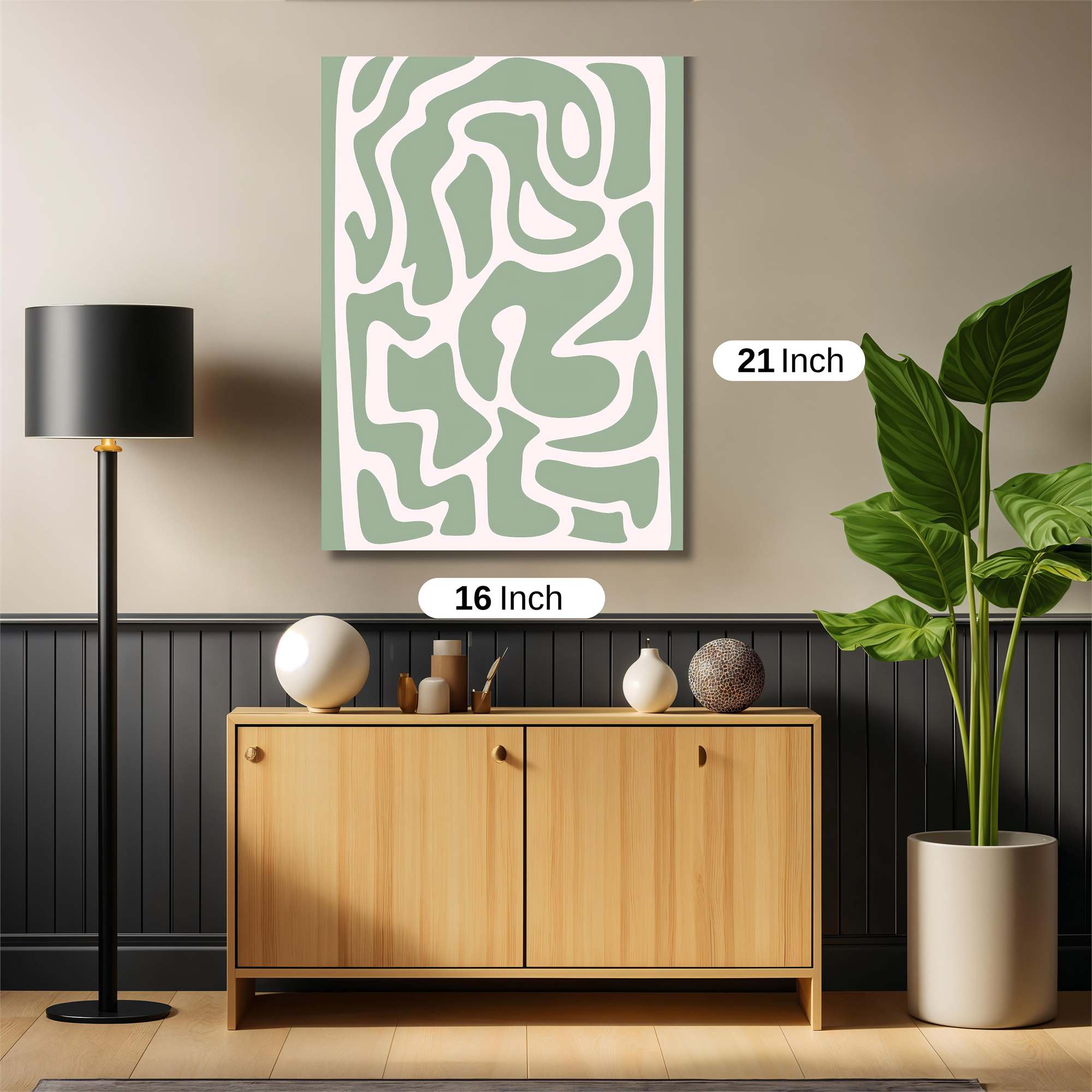 Labyrinthine Calm Safe Wall Magnetic / M