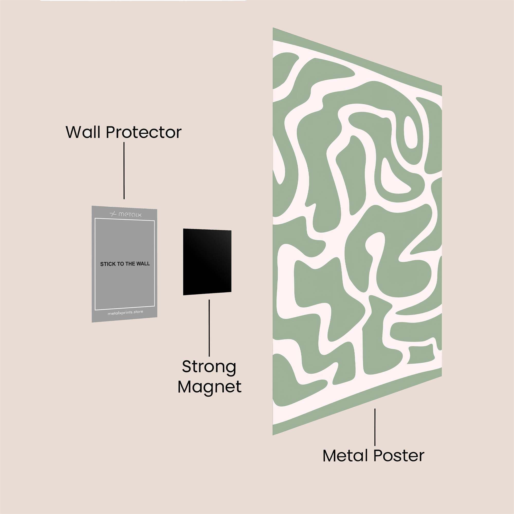 Labyrinthine Calm Safe Wall Magnetic / M