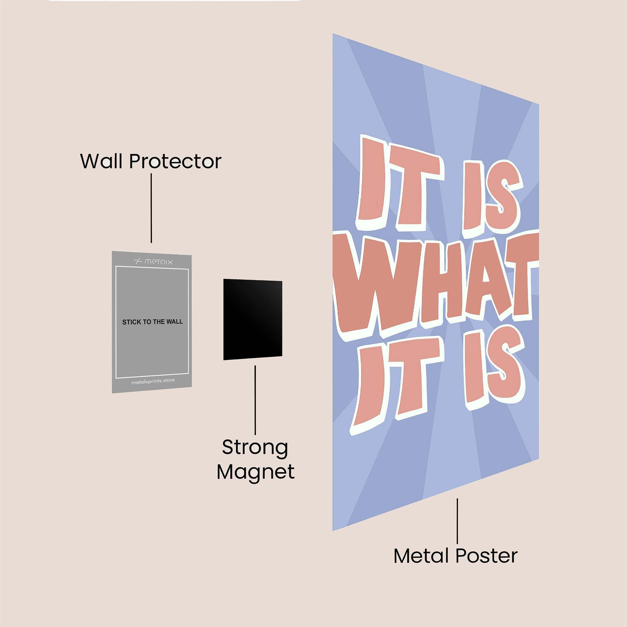 Phrase Zen Safe Wall Magnetic / M