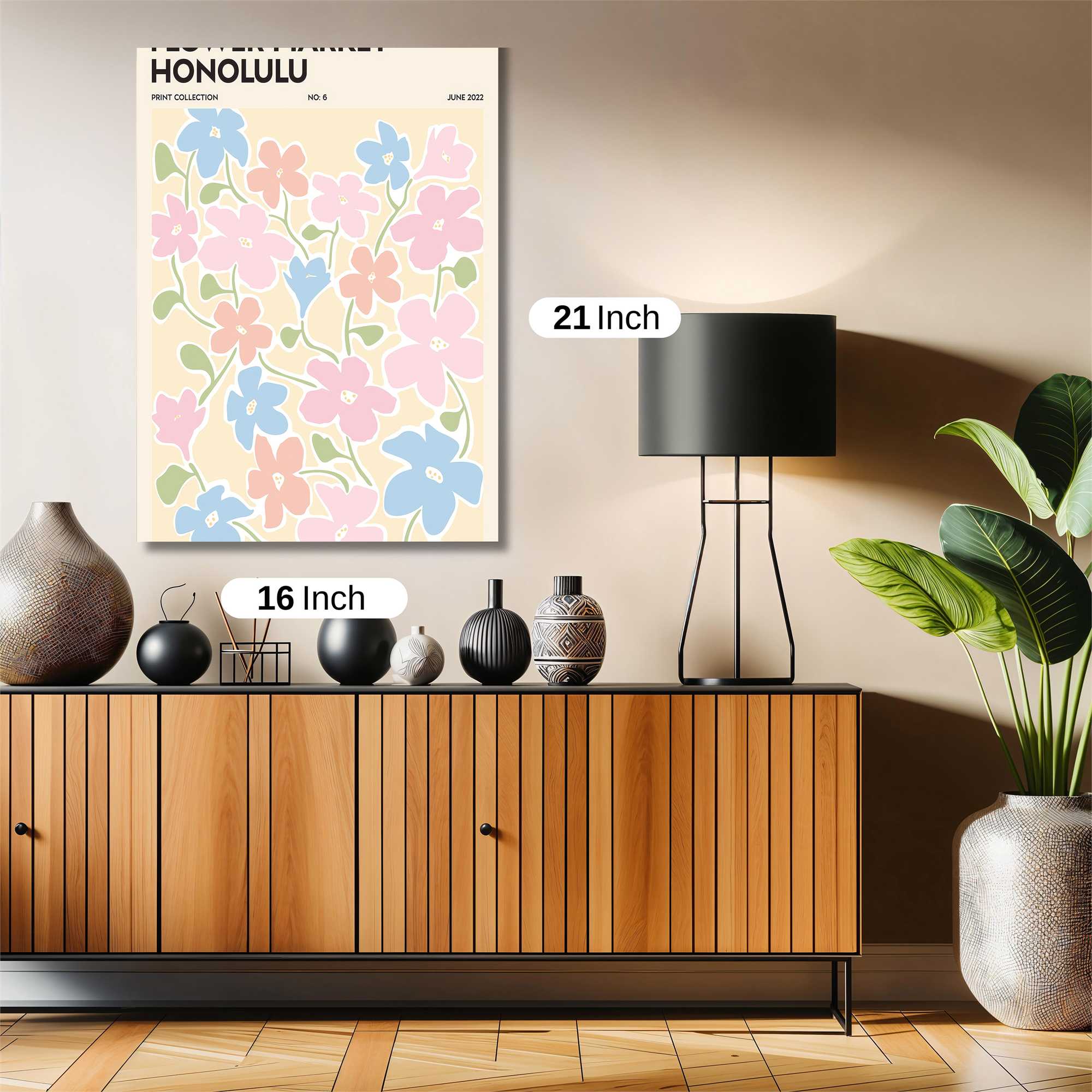 Floral Bliss Safe Wall Magnetic / M