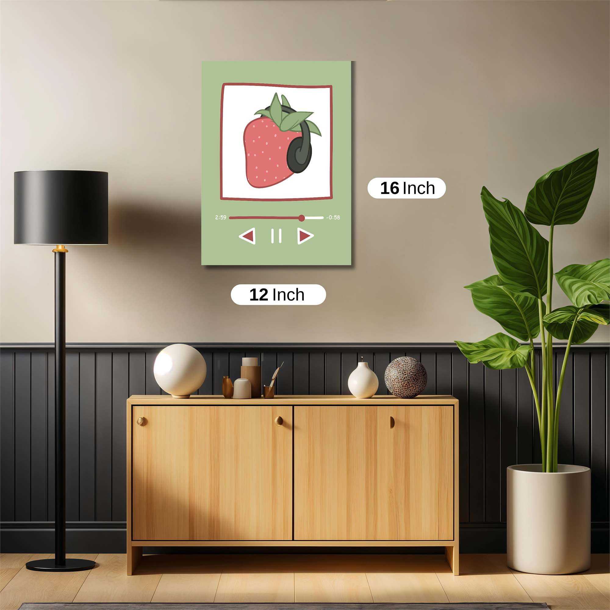 Strawberry Chill Safe Wall Magnetic / M