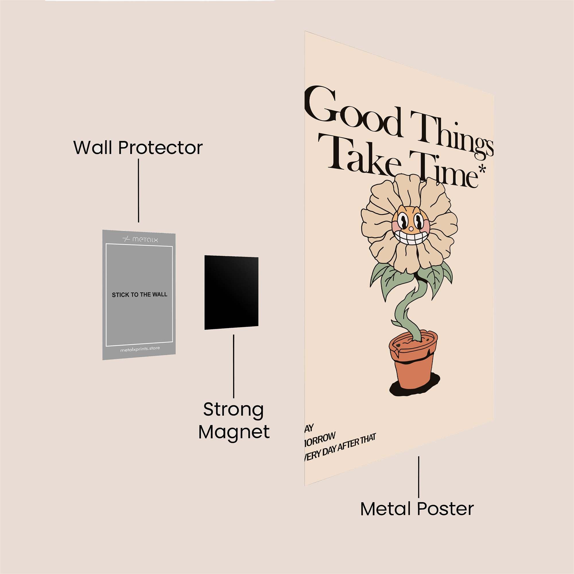 Sunny Optimism Safe Wall Magnetic / M