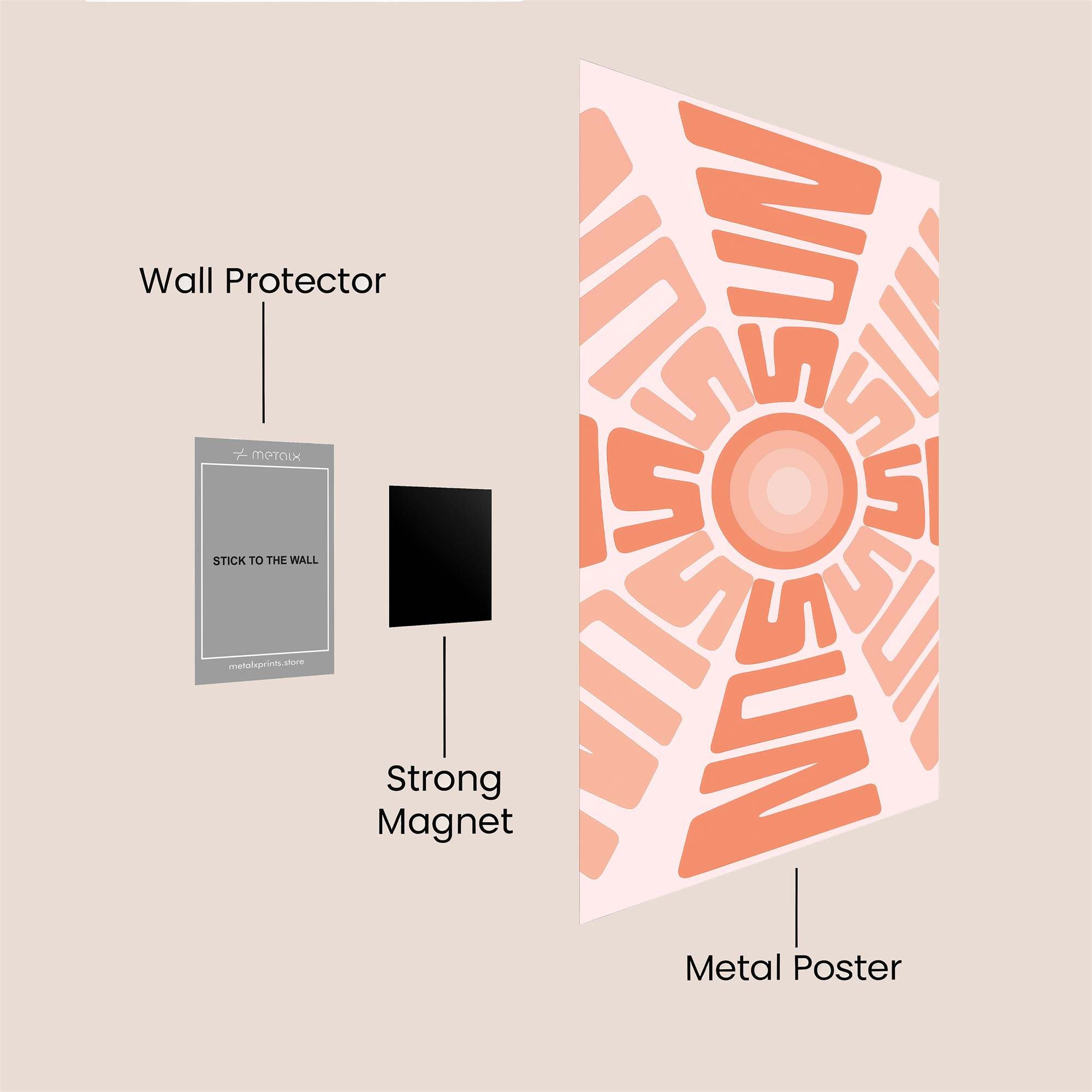 Sunshine Bliss Safe Wall Magnetic / M