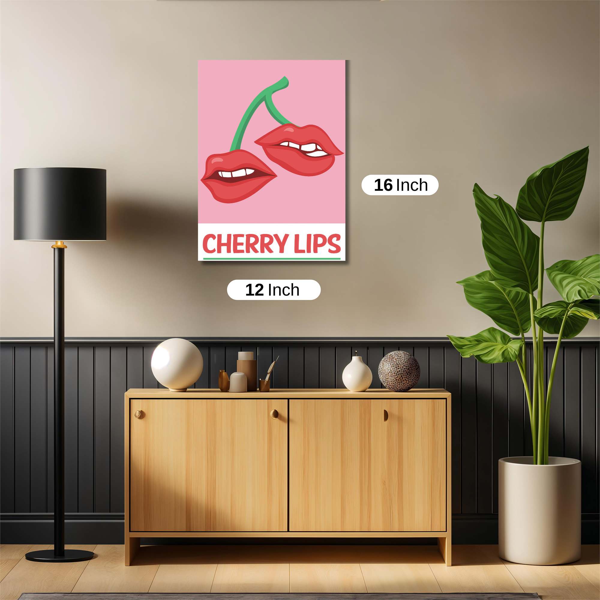 Cherry Flirt Safe Wall Magnetic / M