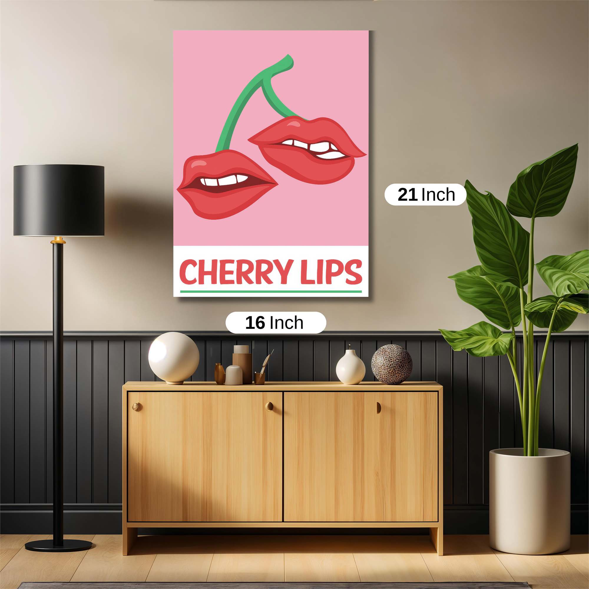 Cherry Flirt Safe Wall Magnetic / M