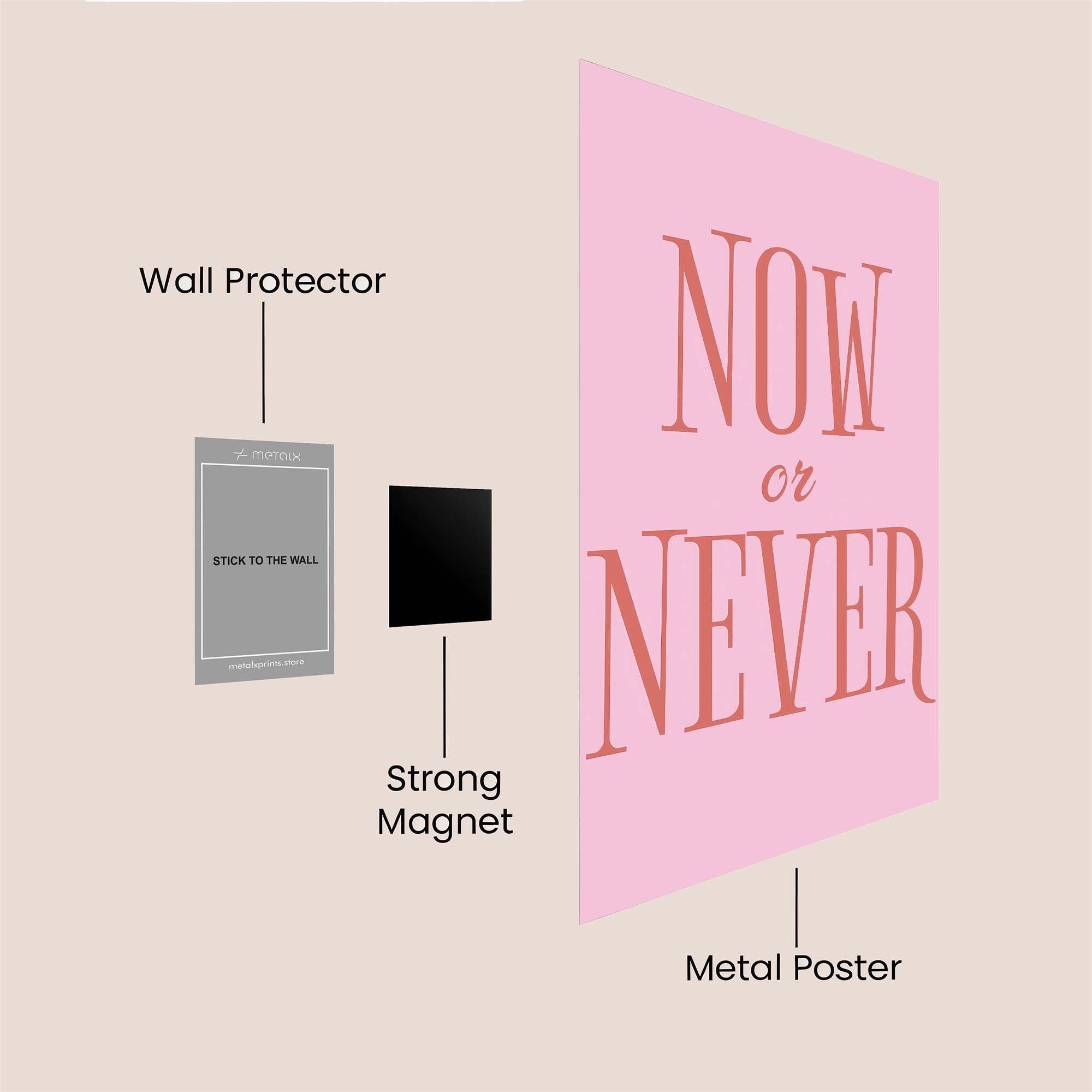 Now Urgent Safe Wall Magnetic / M