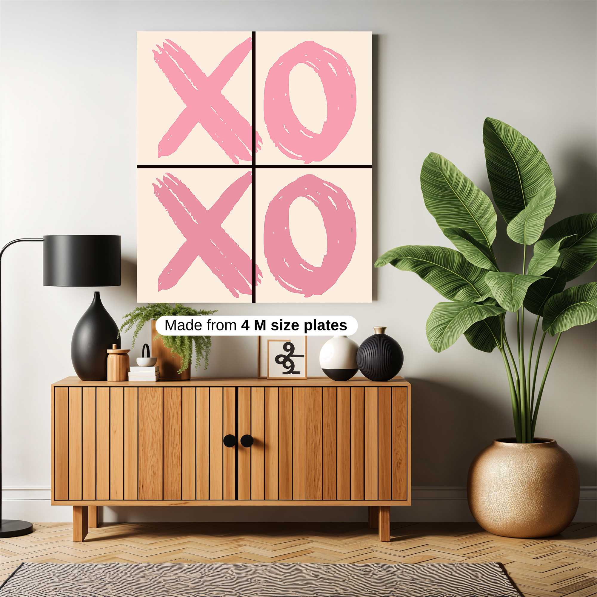 Hugs Kisses Safe Wall Magnetic / M
