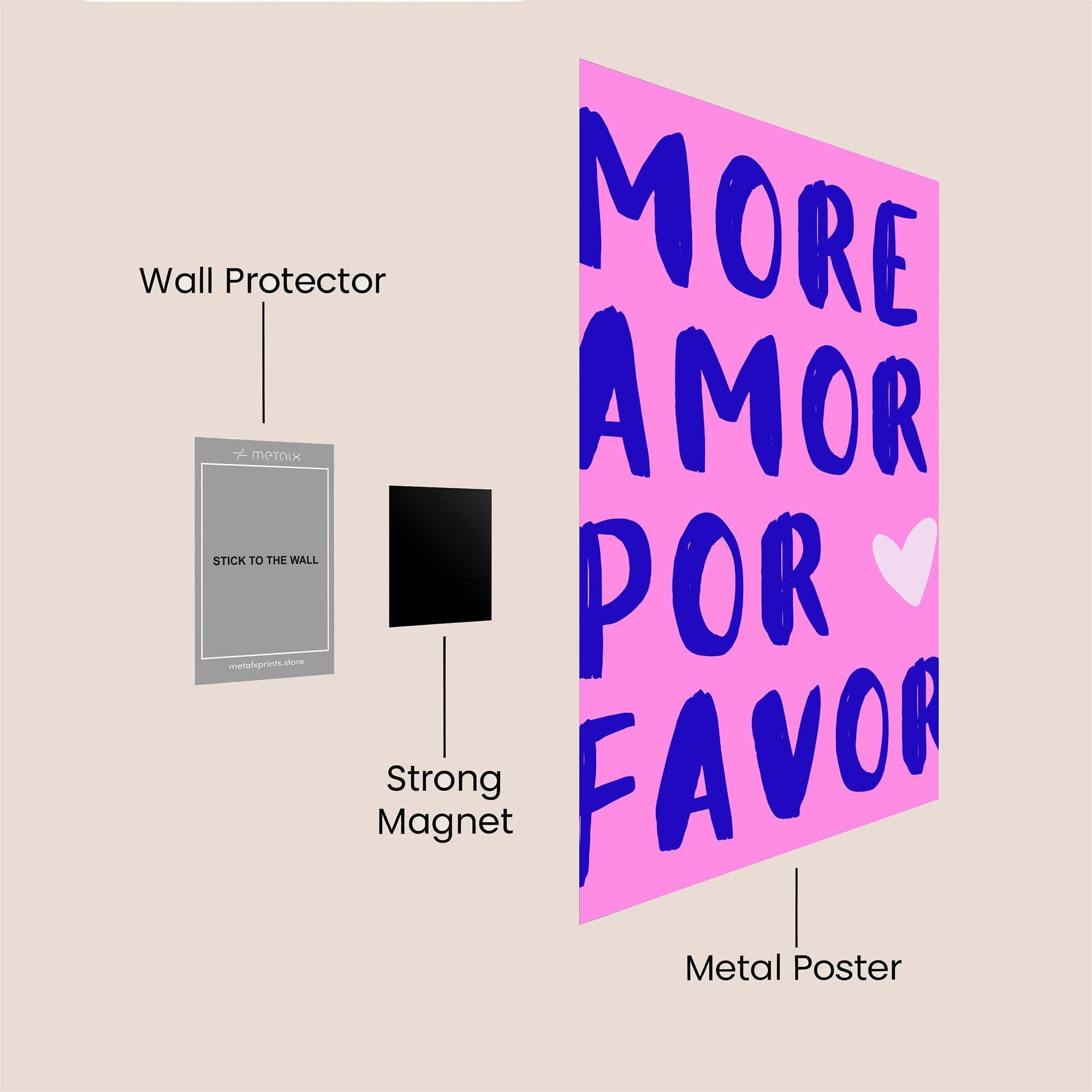 Amor Craving Safe Wall Magnetic / M