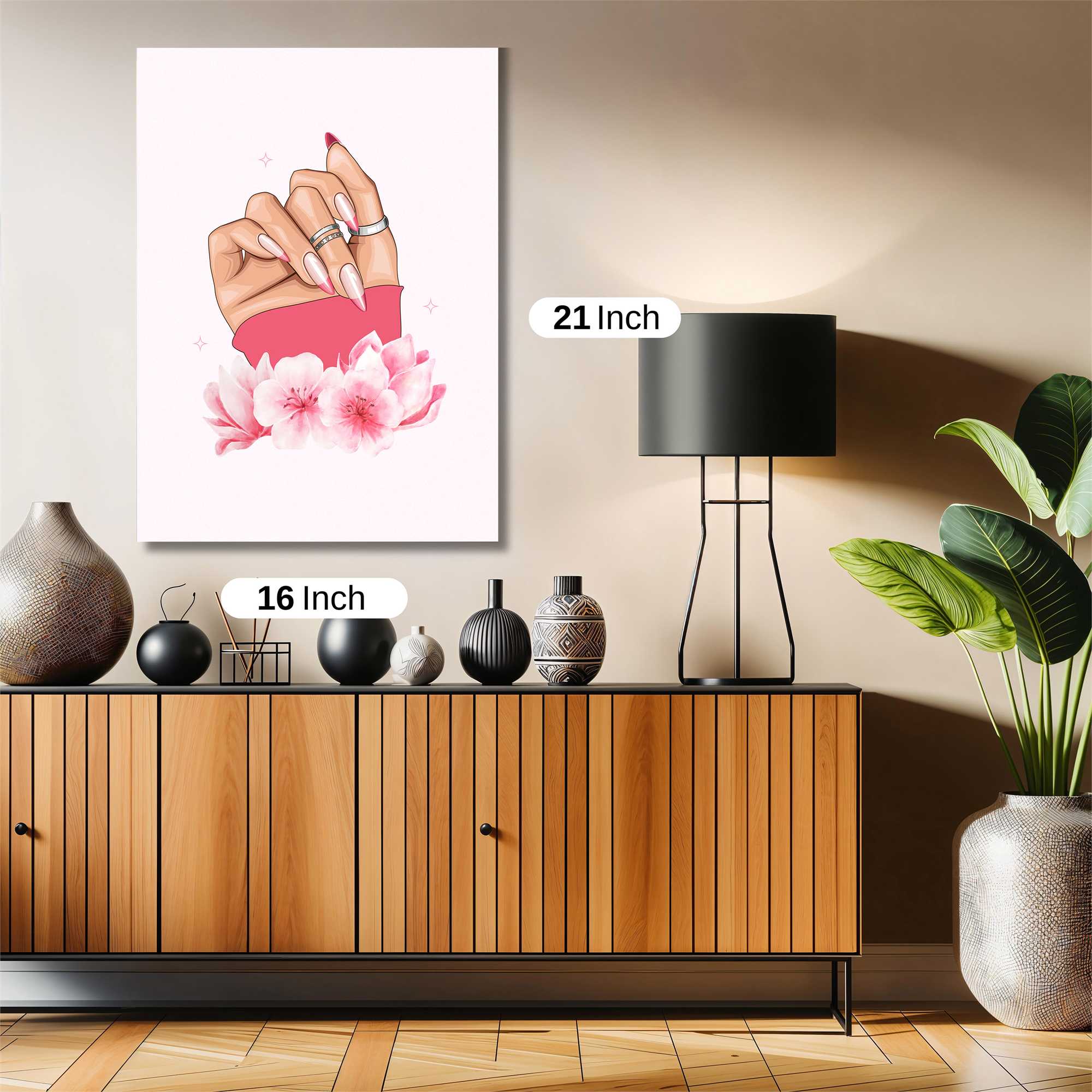 Flower Elegance Safe Wall Magnetic / M