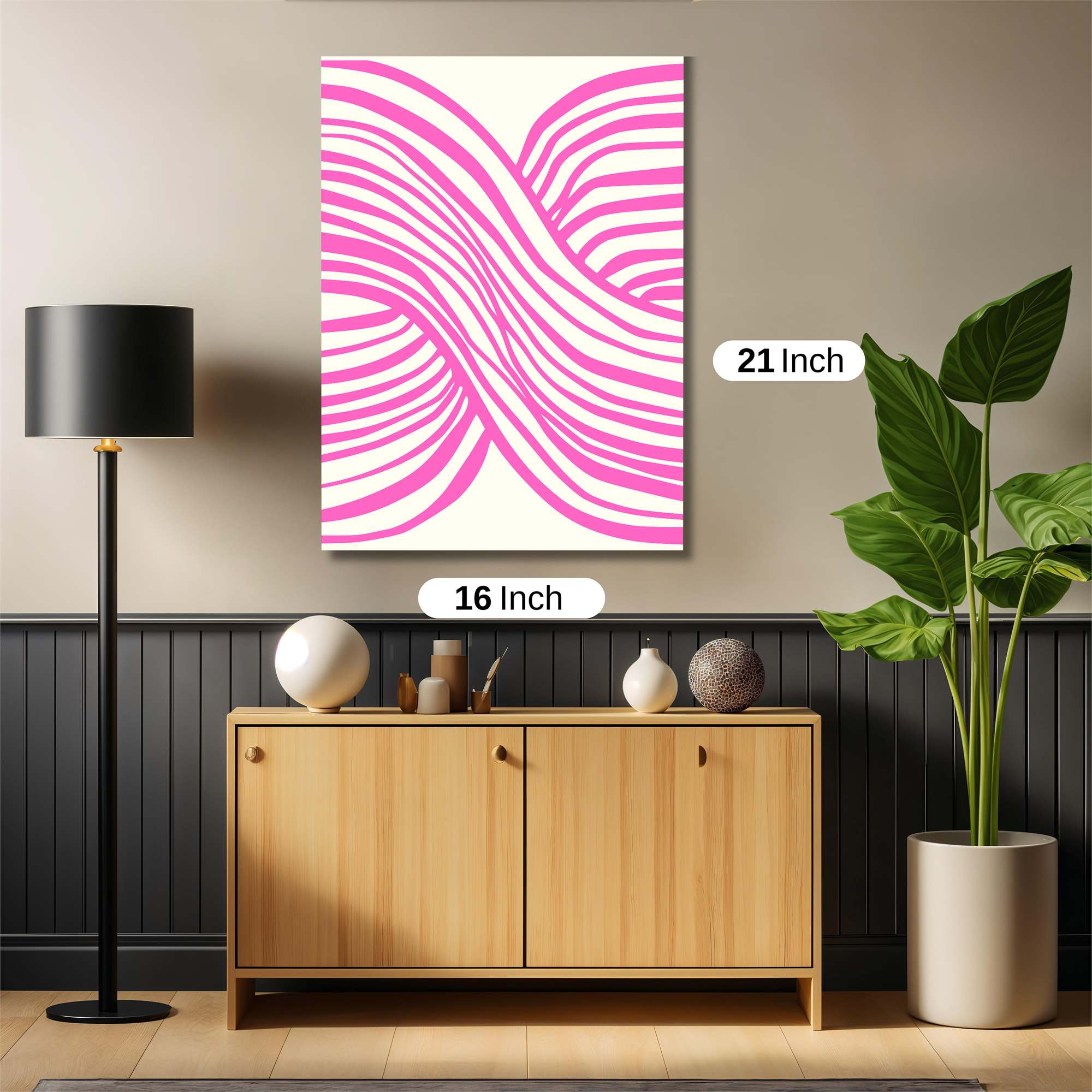 Ribbon Whimsy Safe Wall Magnetic / M