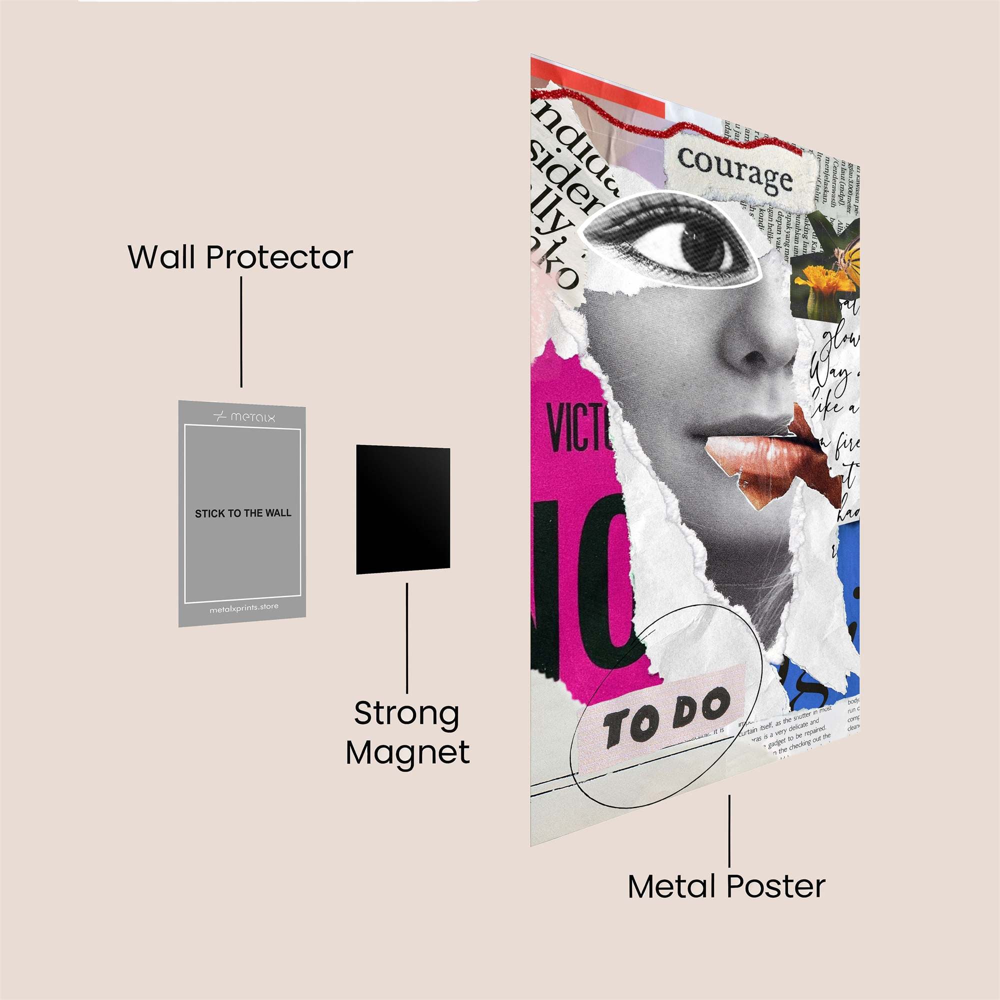 Mystique Whisper Safe Wall Magnetic / M