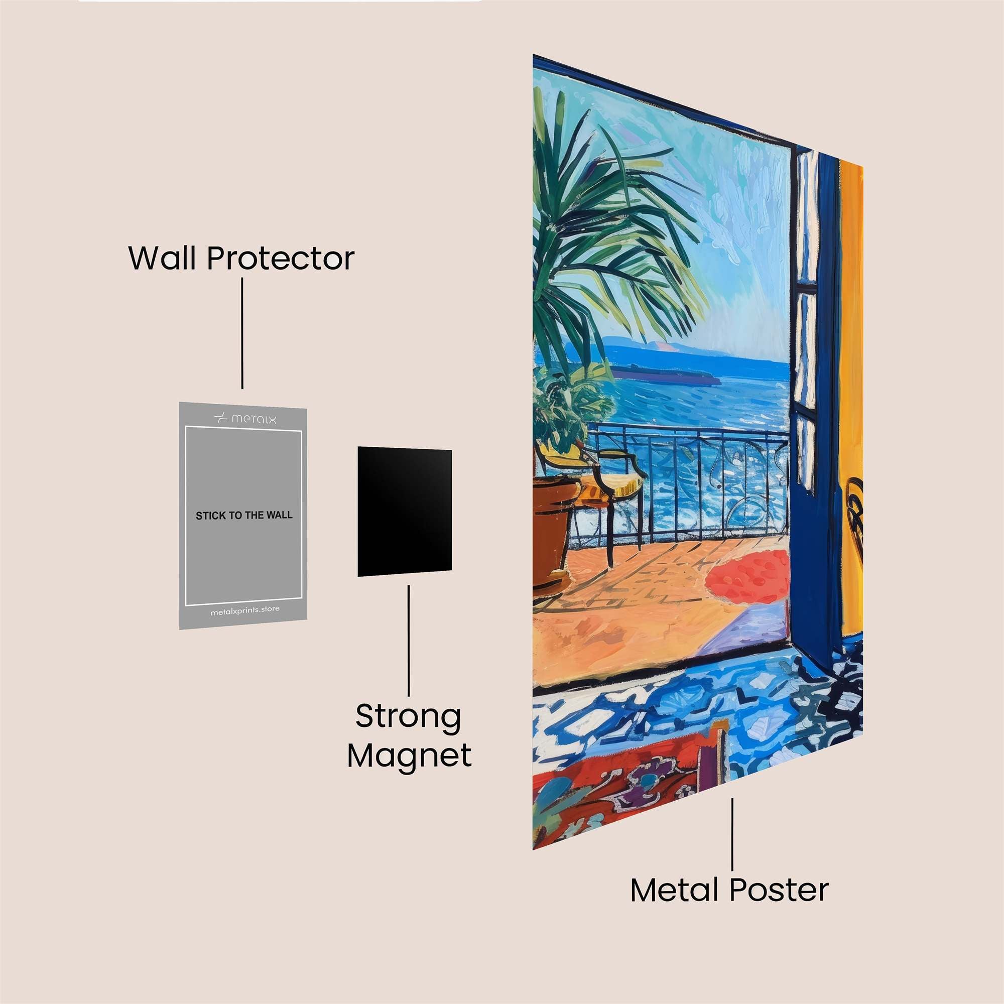 Matisse's Serenity Safe Wall Magnetic / M