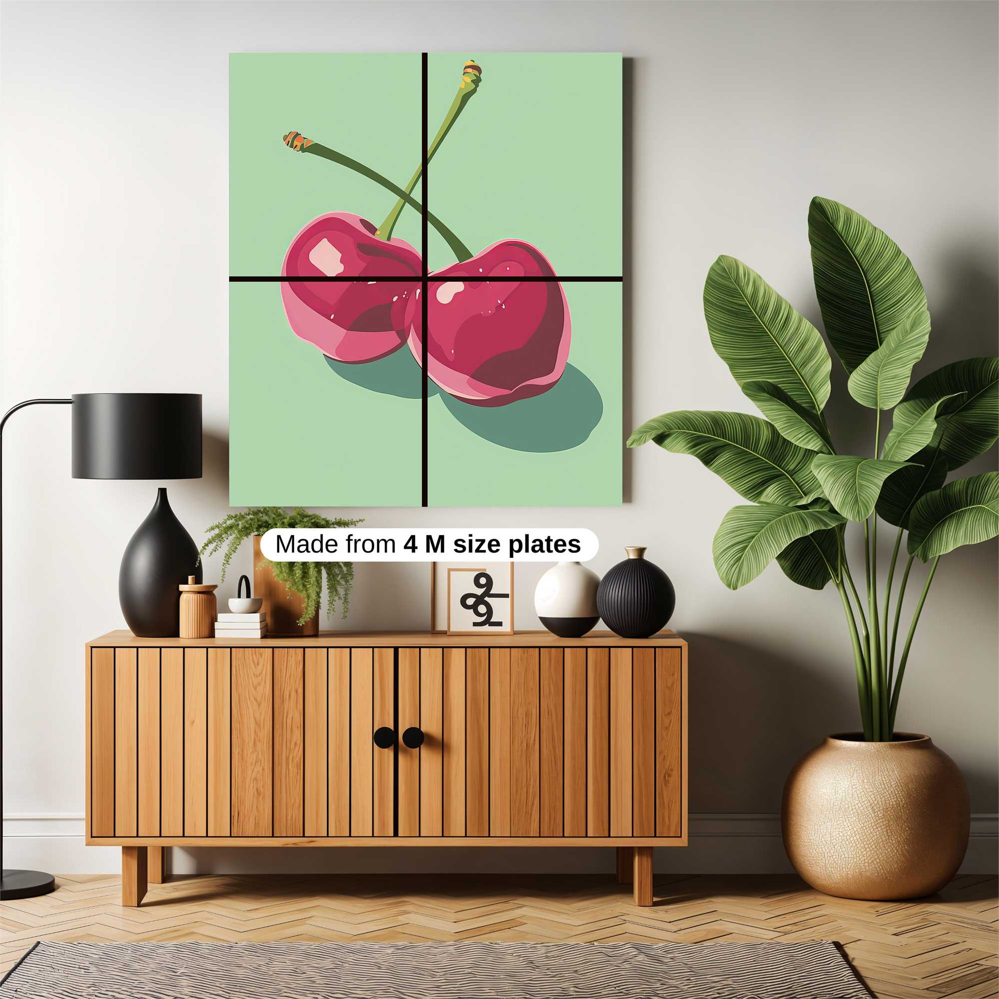 Cherry Bliss Safe Wall Magnetic / M