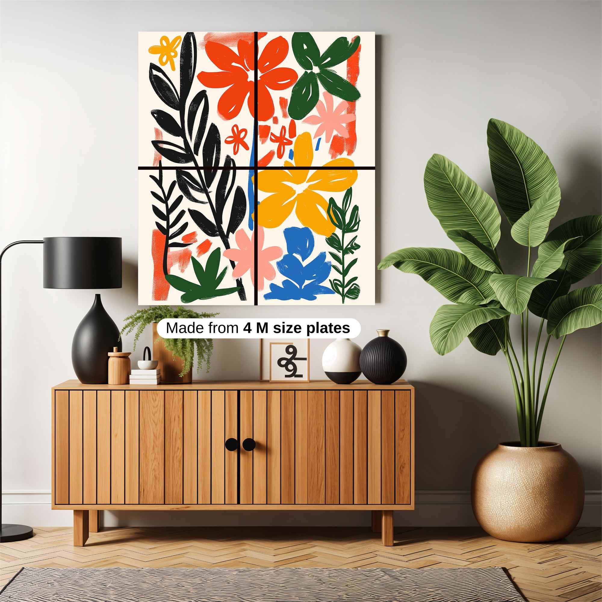 Floral Fiesta Safe Wall Magnetic / M