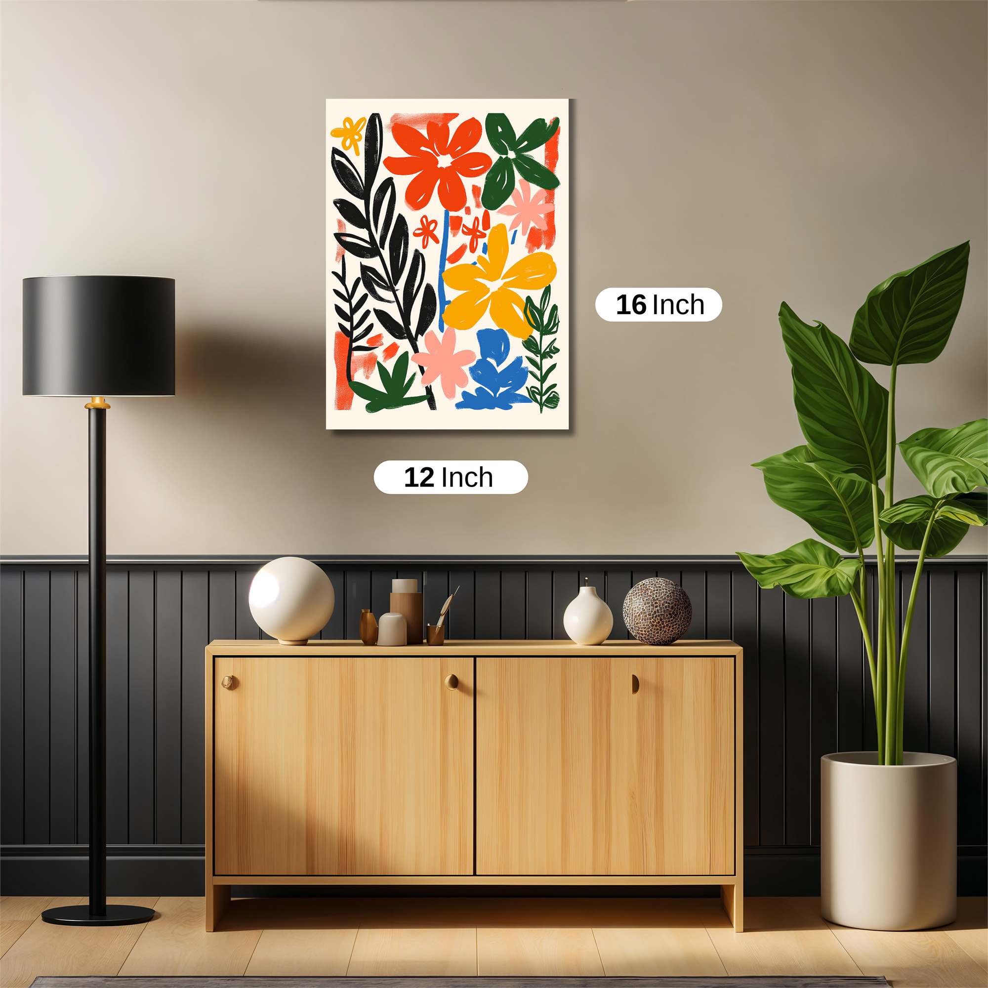 Floral Fiesta Safe Wall Magnetic / M