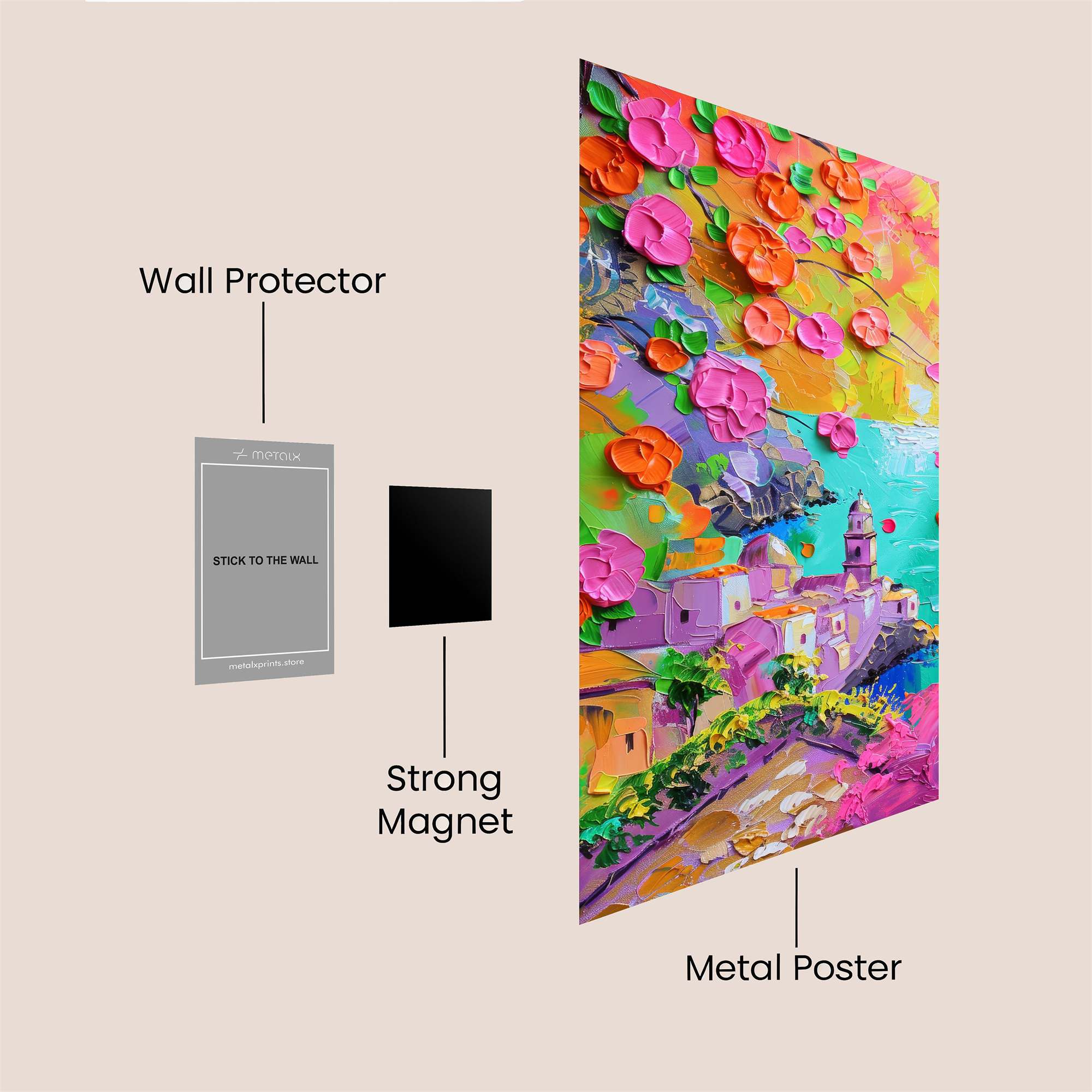 Positano Passion Safe Wall Magnetic / M