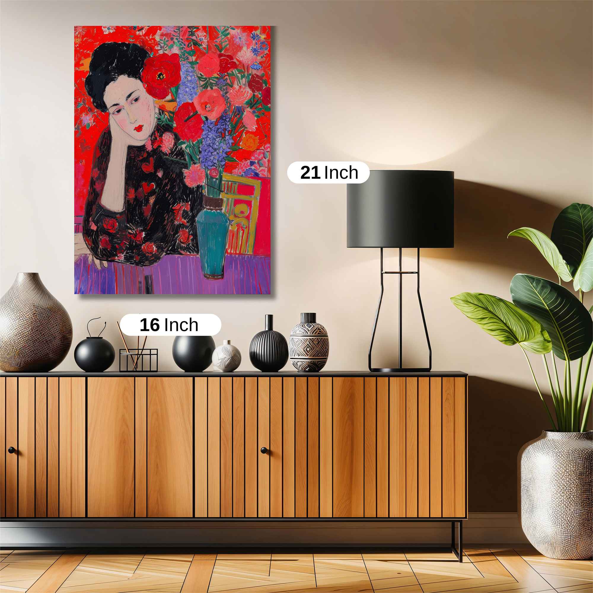 Floral Serenity Safe Wall Magnetic / M