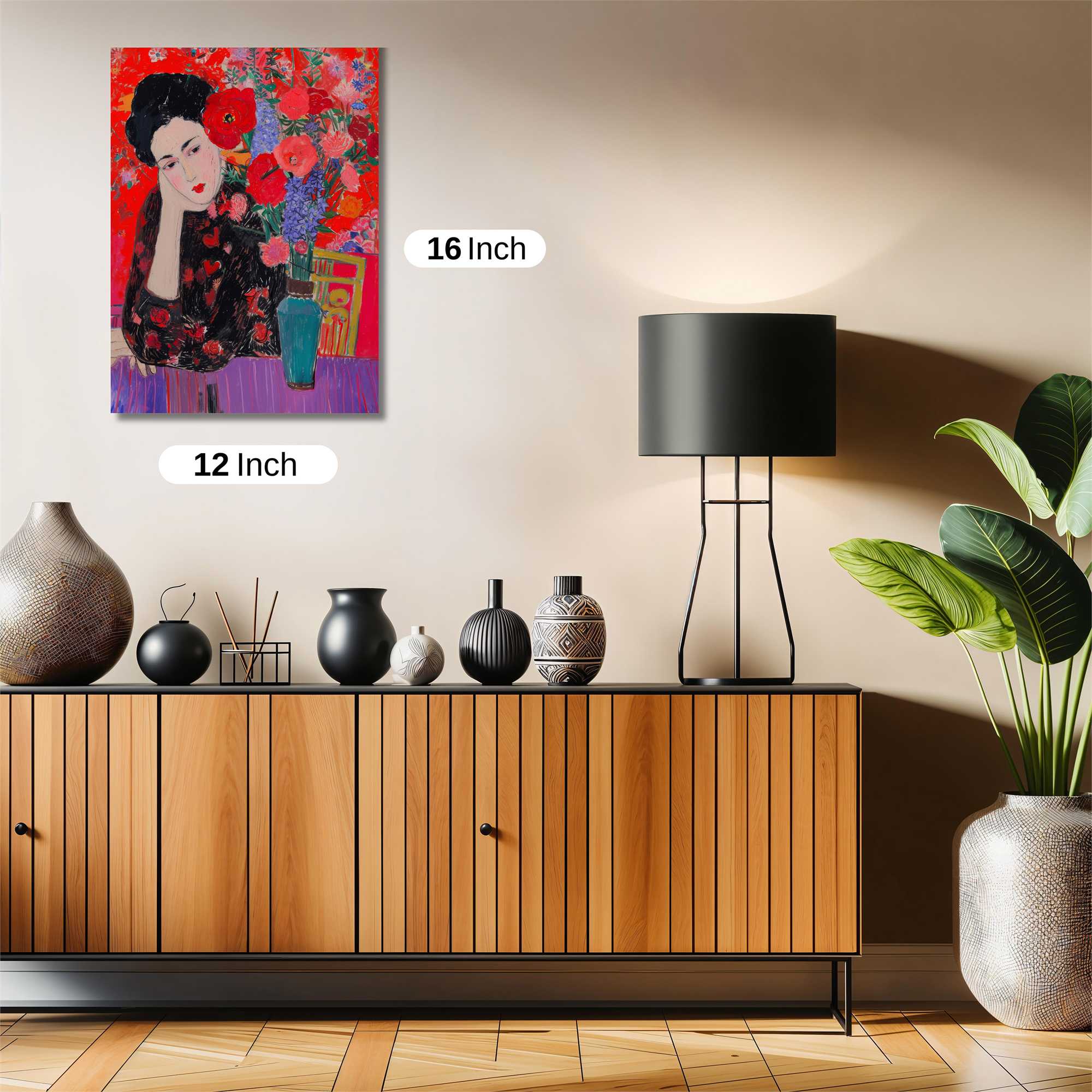 Floral Serenity Safe Wall Magnetic / M