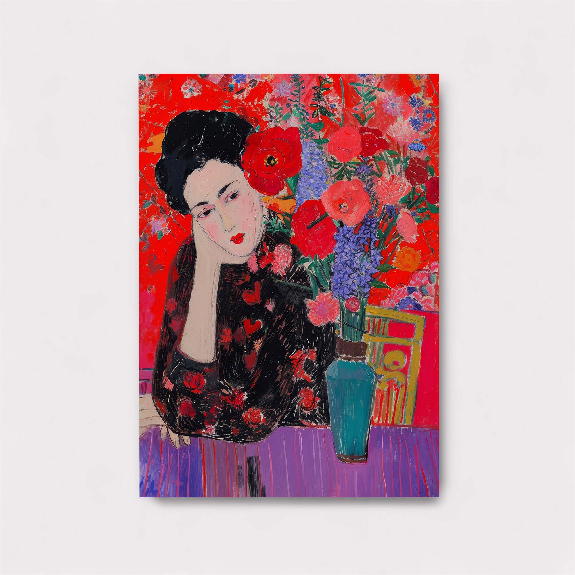 Floral Serenity Safe Wall Magnetic / M