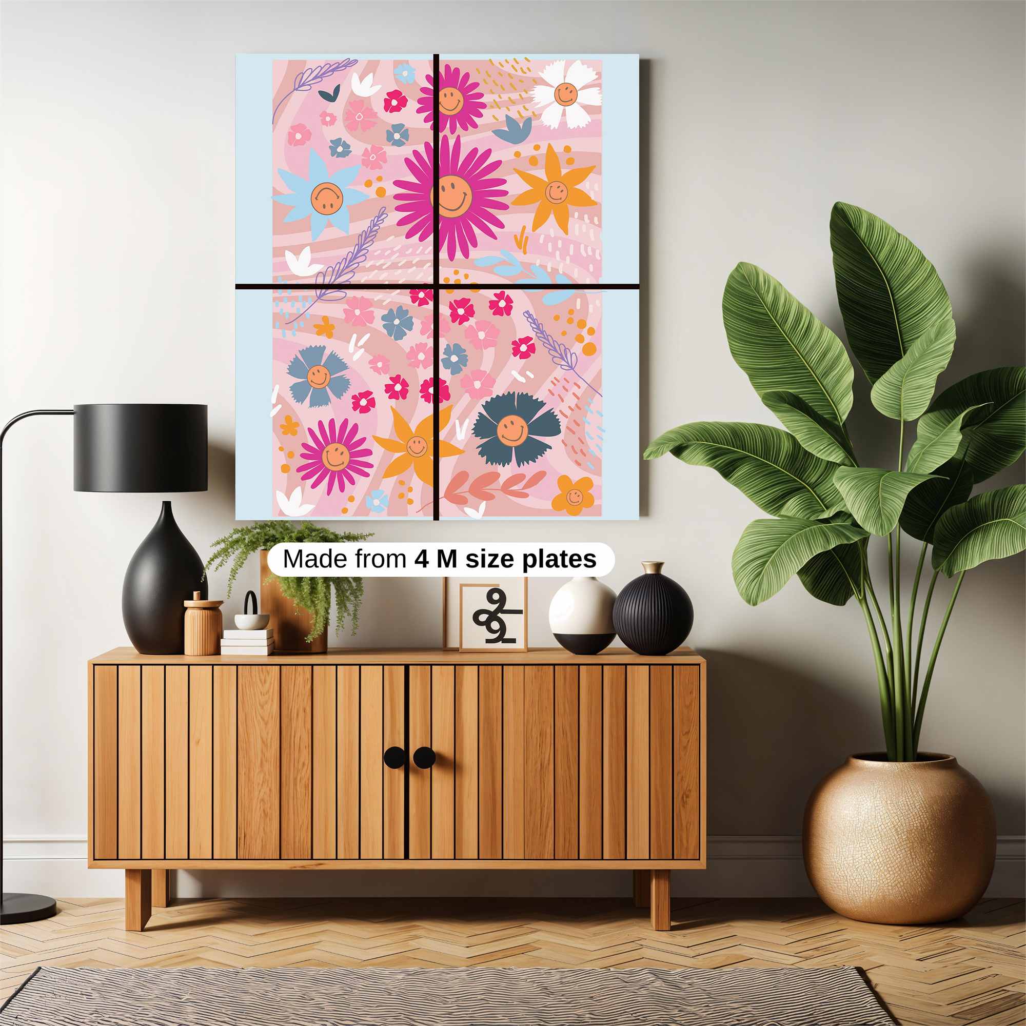 Floral Joy Safe Wall Magnetic / M