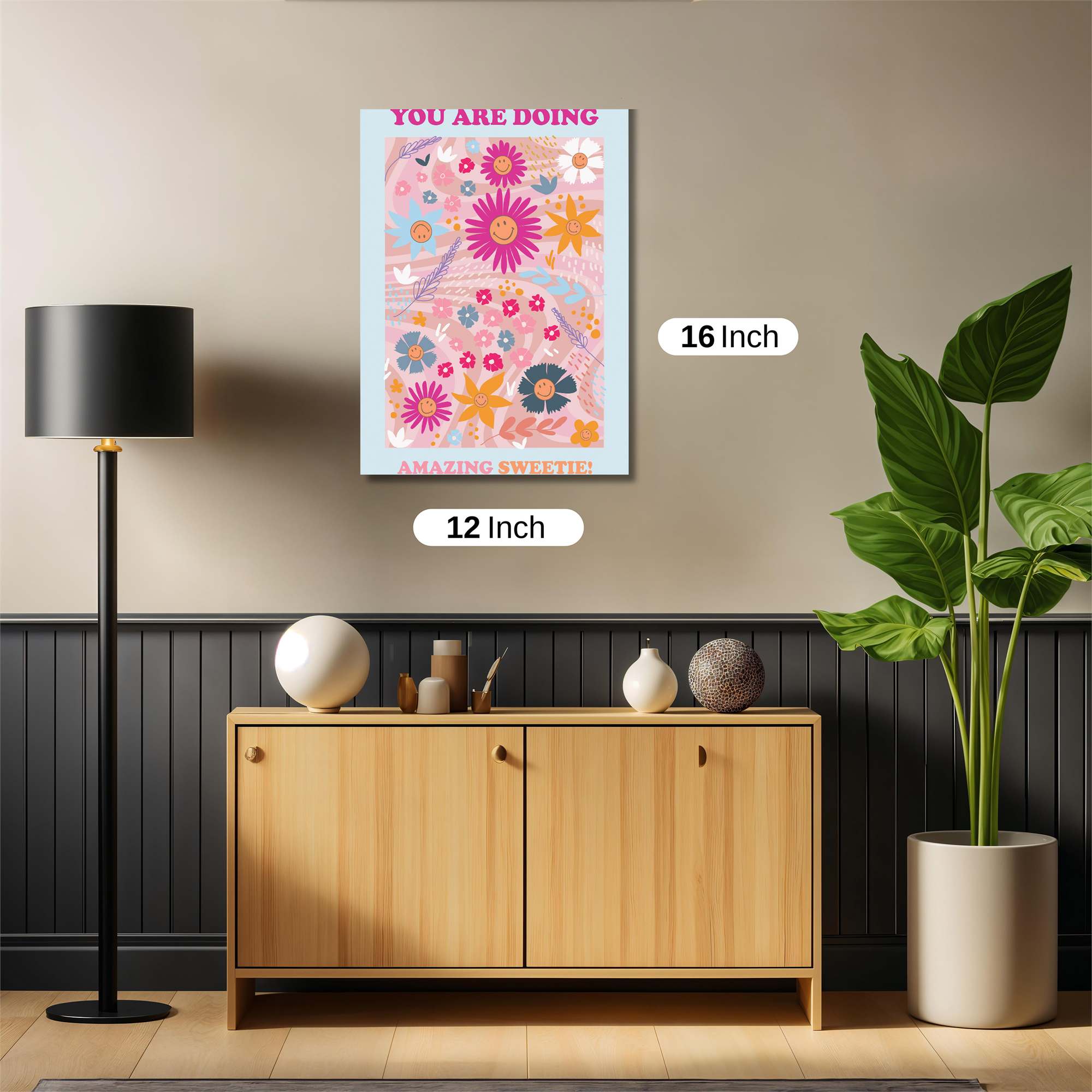 Floral Joy Safe Wall Magnetic / M