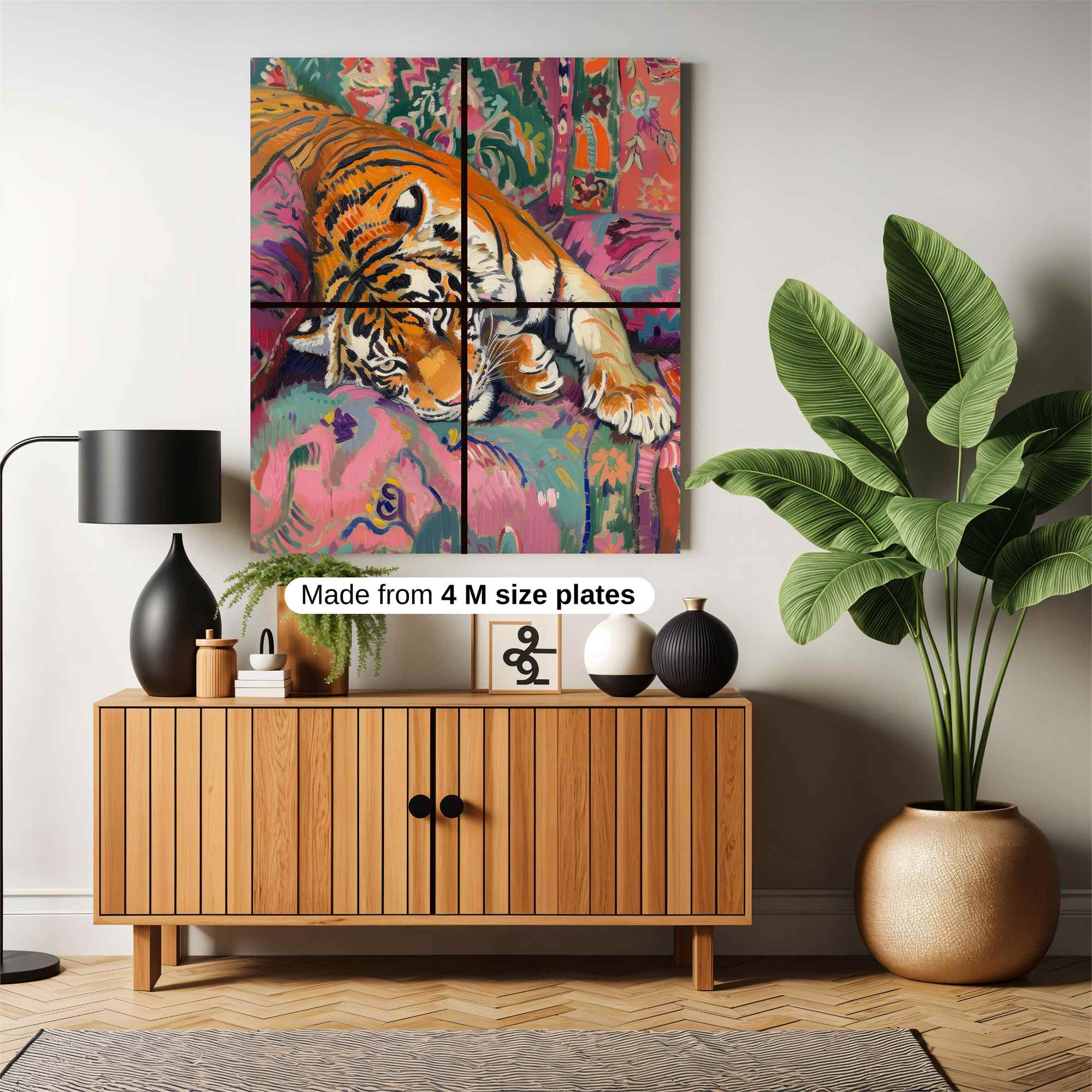 Tiger Tranquil Safe Wall Magnetic / M