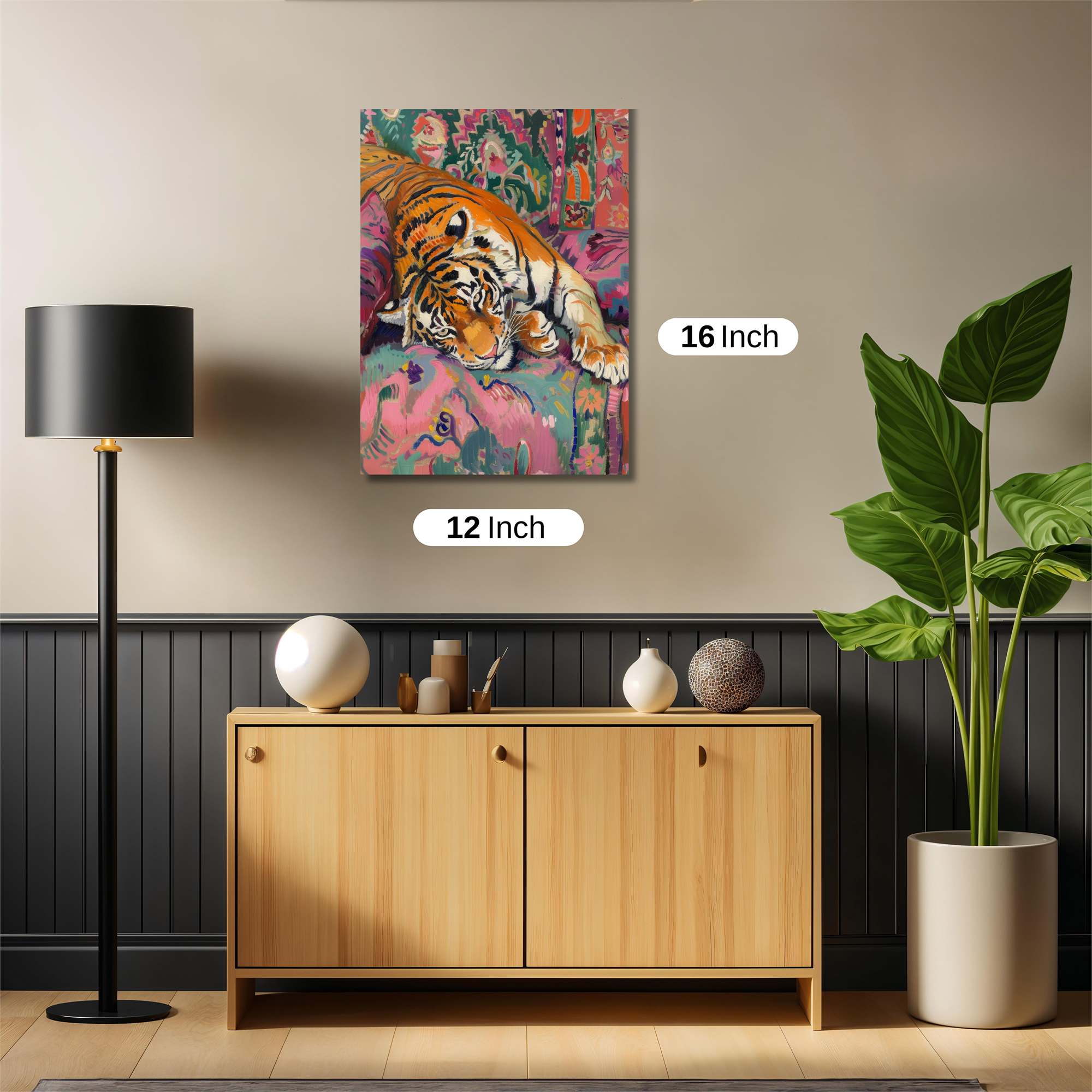 Tiger Tranquil Safe Wall Magnetic / M