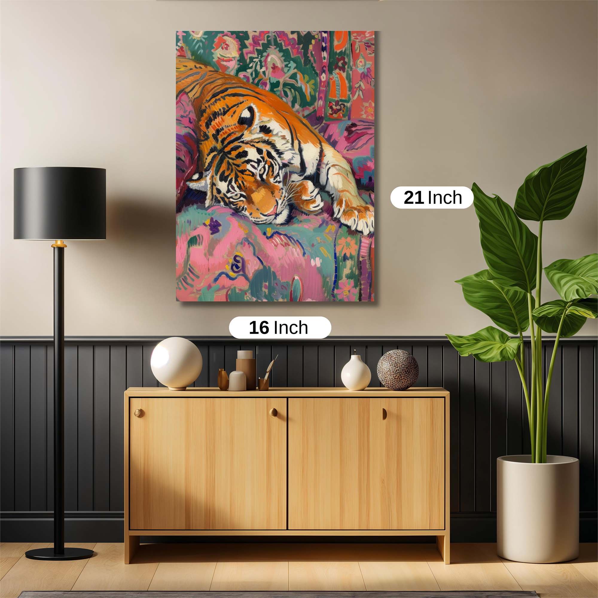 Tiger Tranquil Safe Wall Magnetic / M