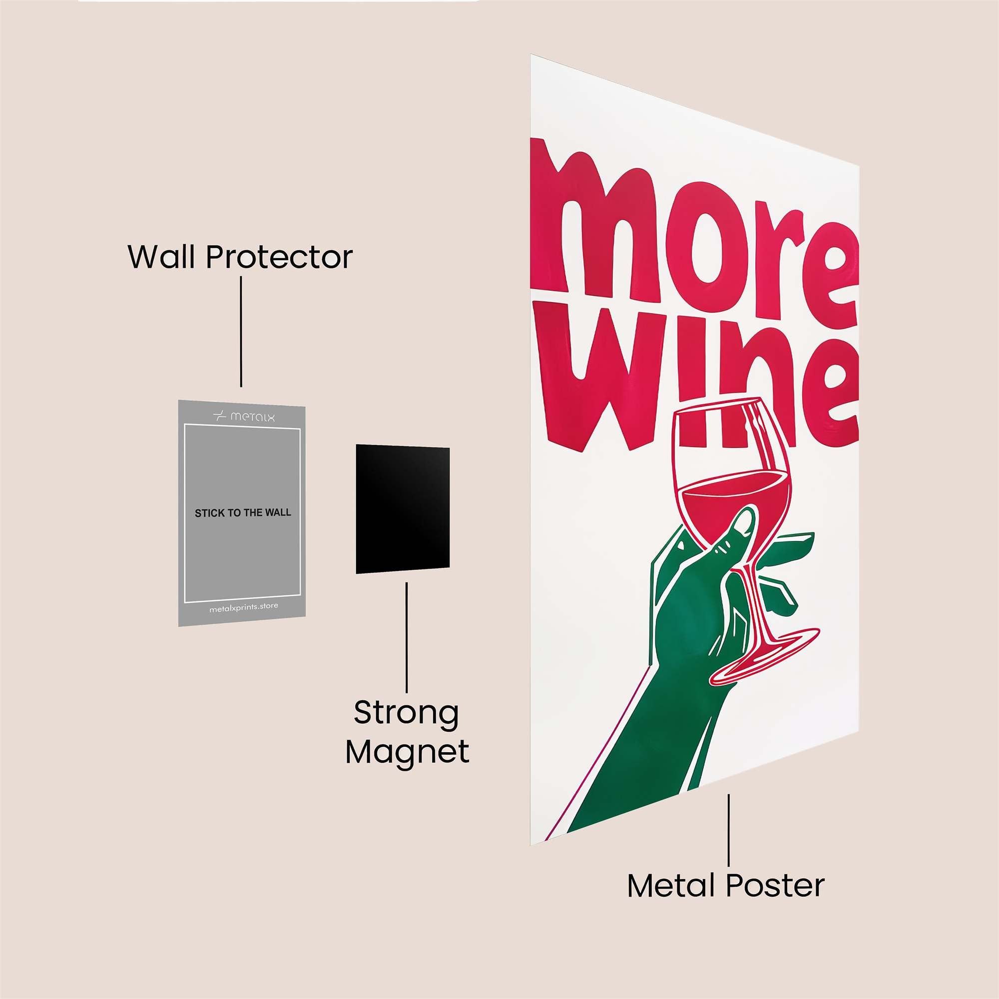More Festive Safe Wall Magnetic / M