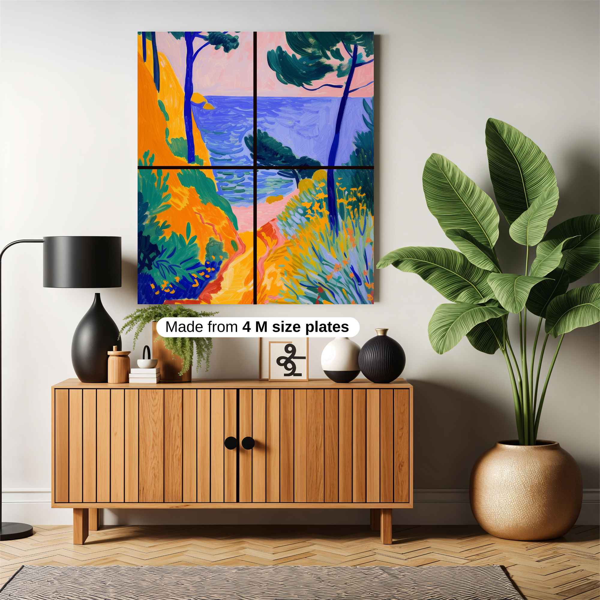 Coastal Serenity Safe Wall Magnetic / M