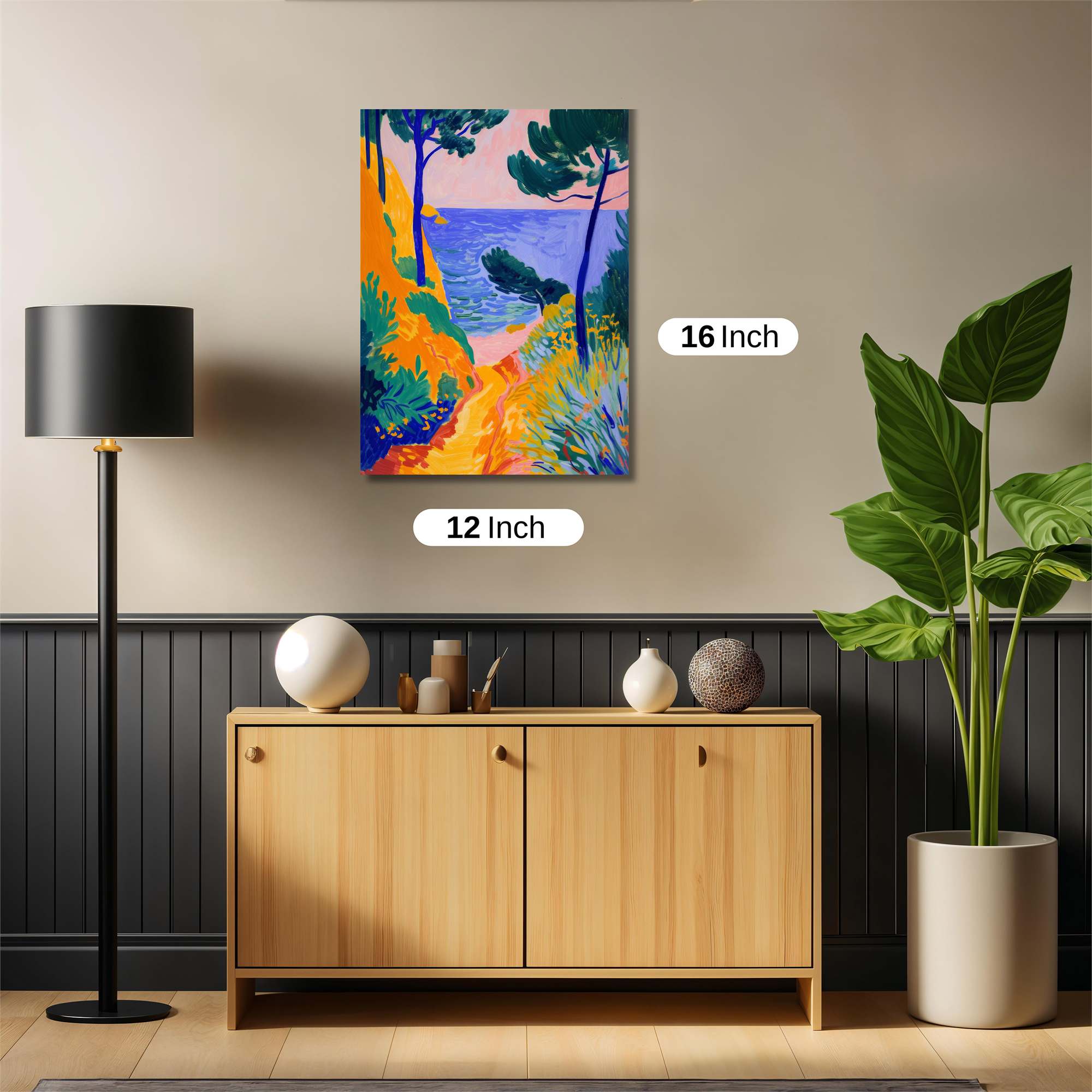 Coastal Serenity Safe Wall Magnetic / M