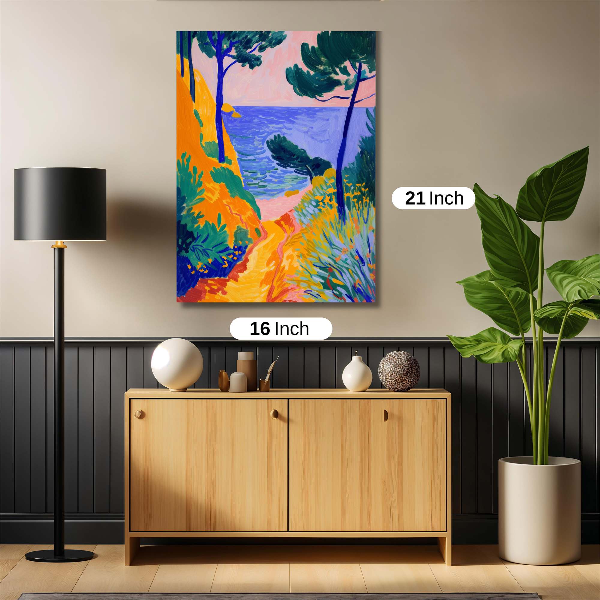 Coastal Serenity Safe Wall Magnetic / M