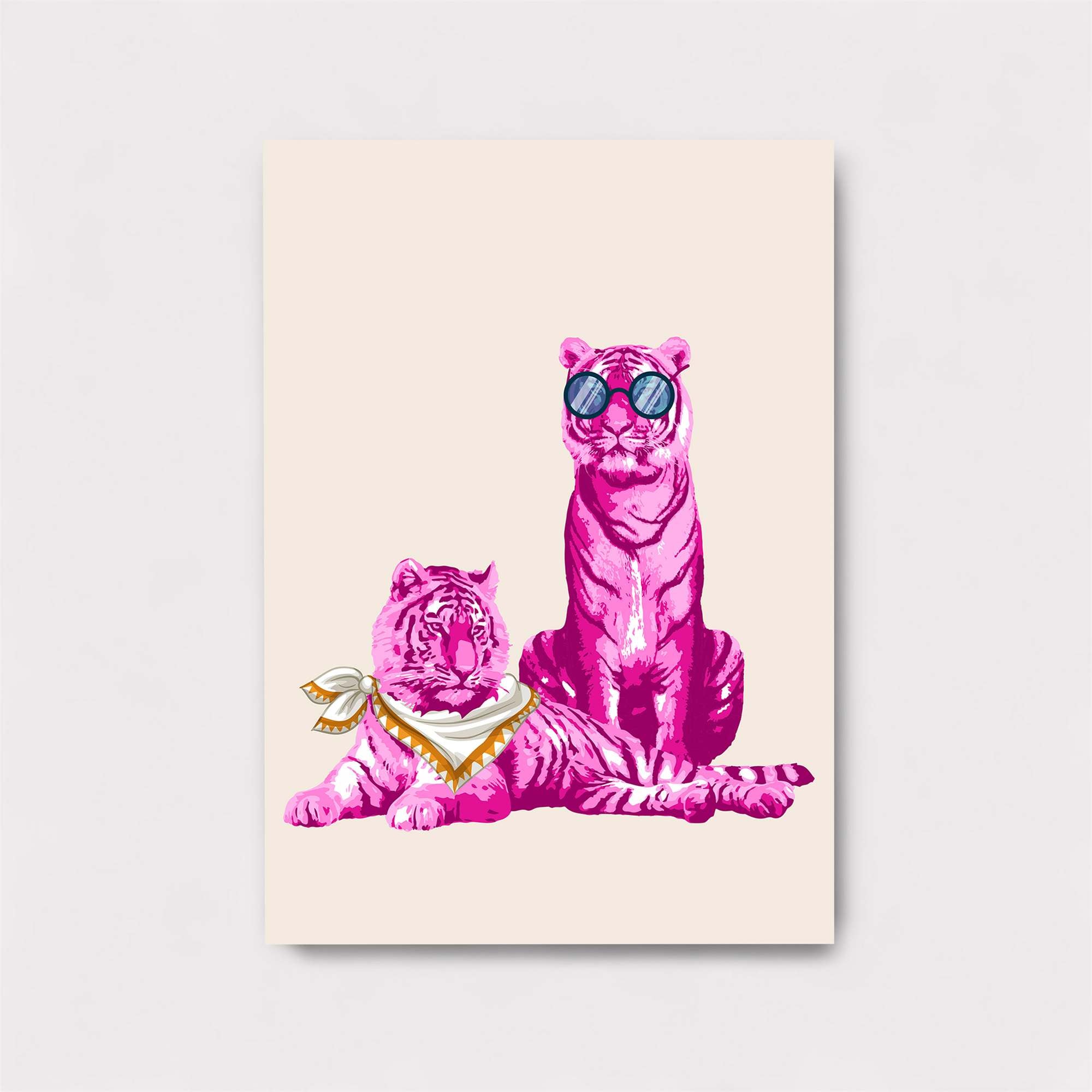 Tigers Whimsical Safe Wall Magnetic / M