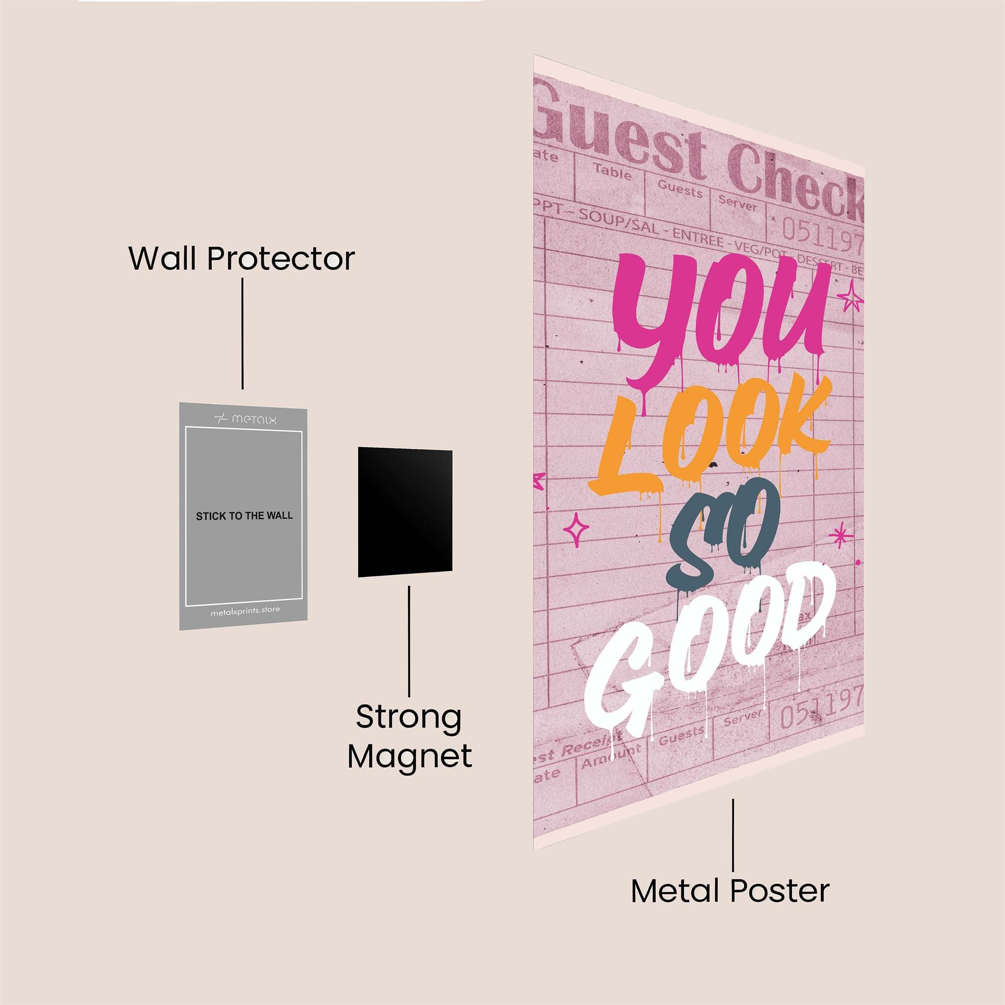 Compliment Charm Safe Wall Magnetic / M