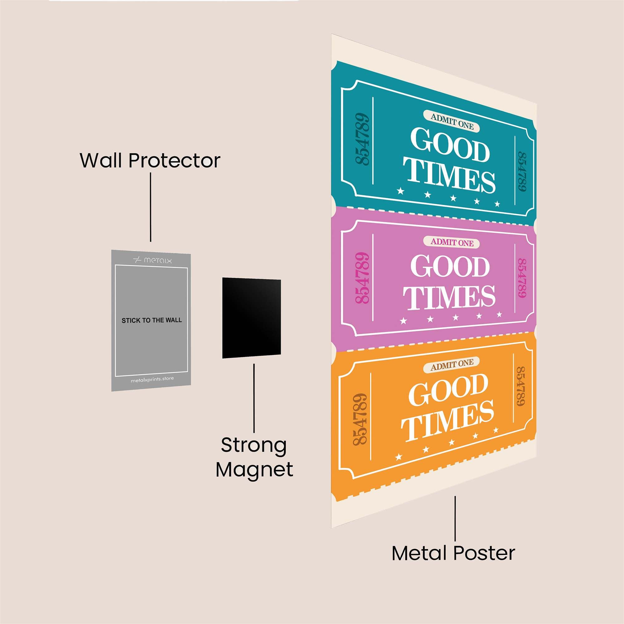 Good Times - Festive Safe Wall Magnetic / M