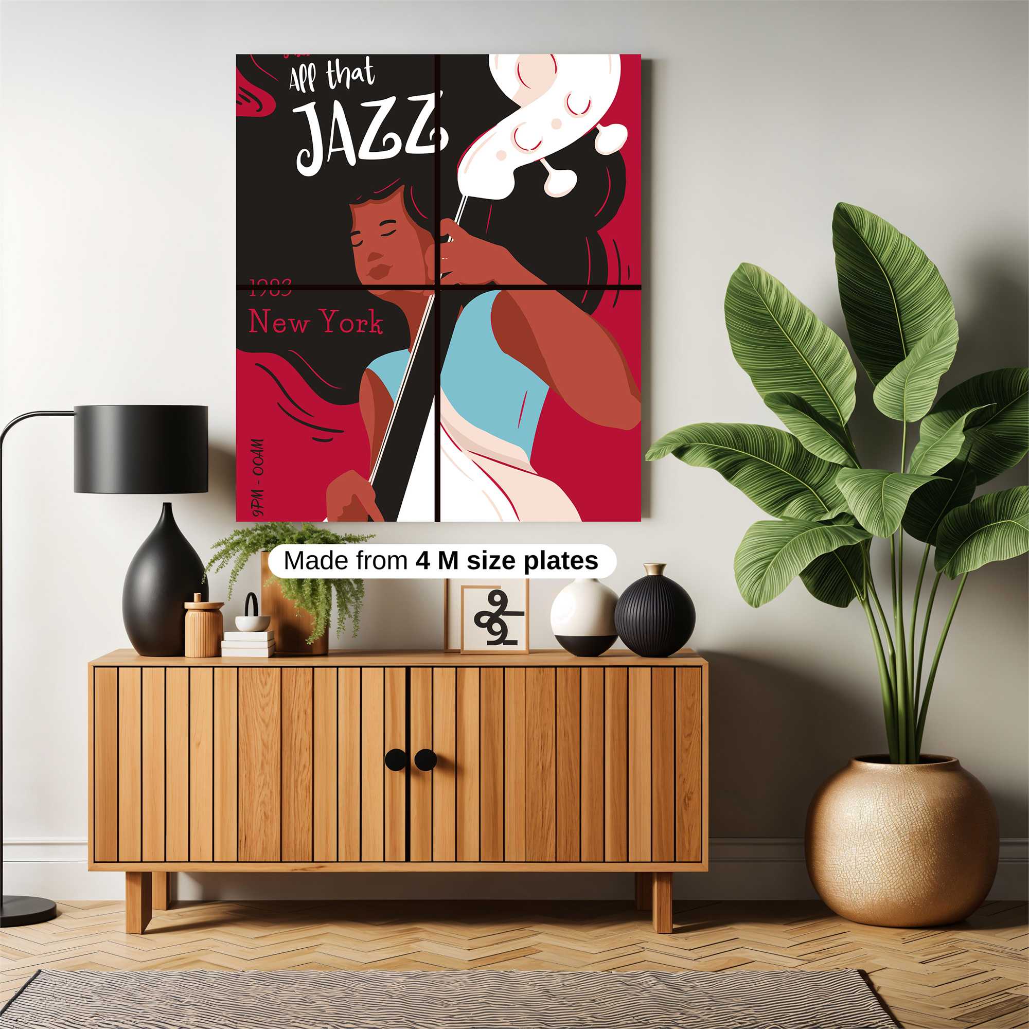 Jazz Vibe Safe Wall Magnetic / M