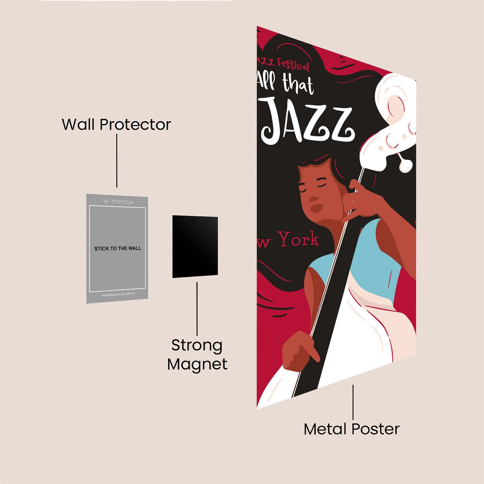 Jazz Vibe Safe Wall Magnetic / M