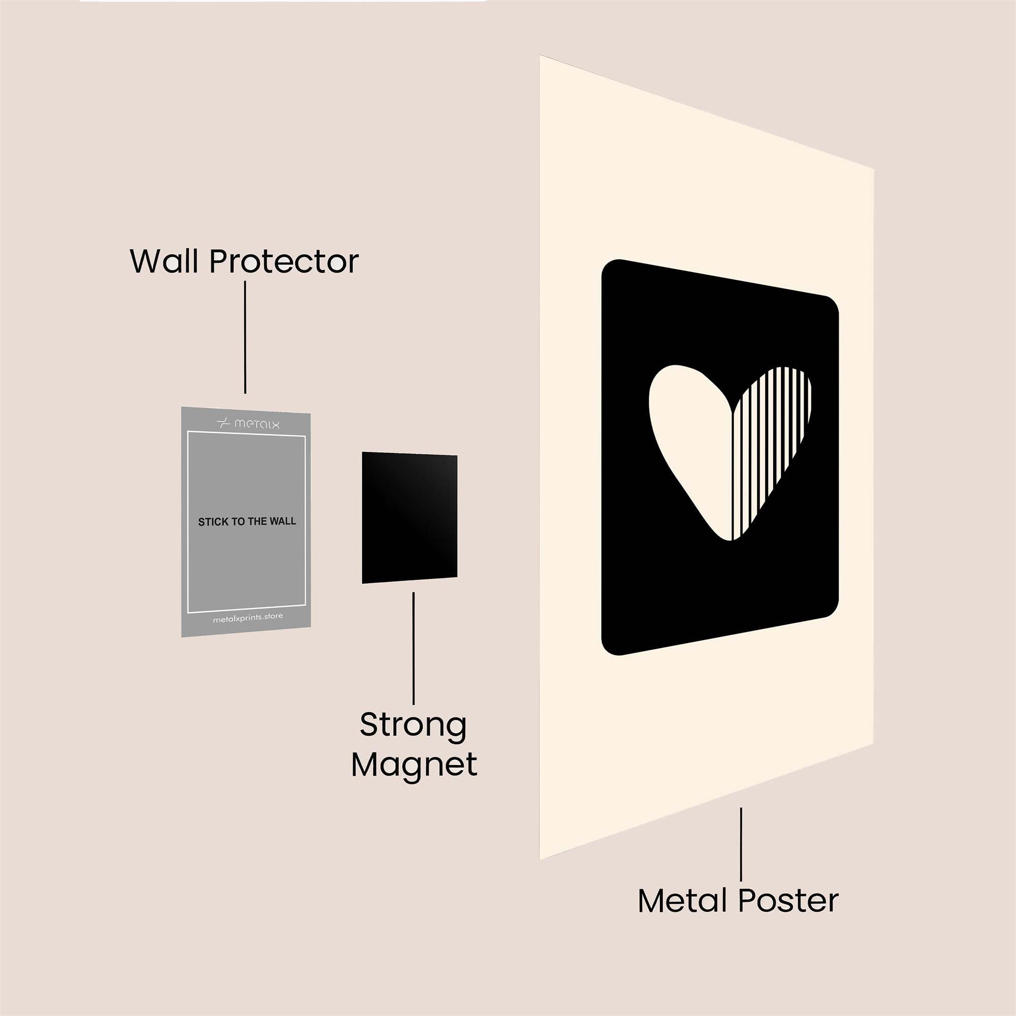 Ace Enigma Safe Wall Magnetic / M