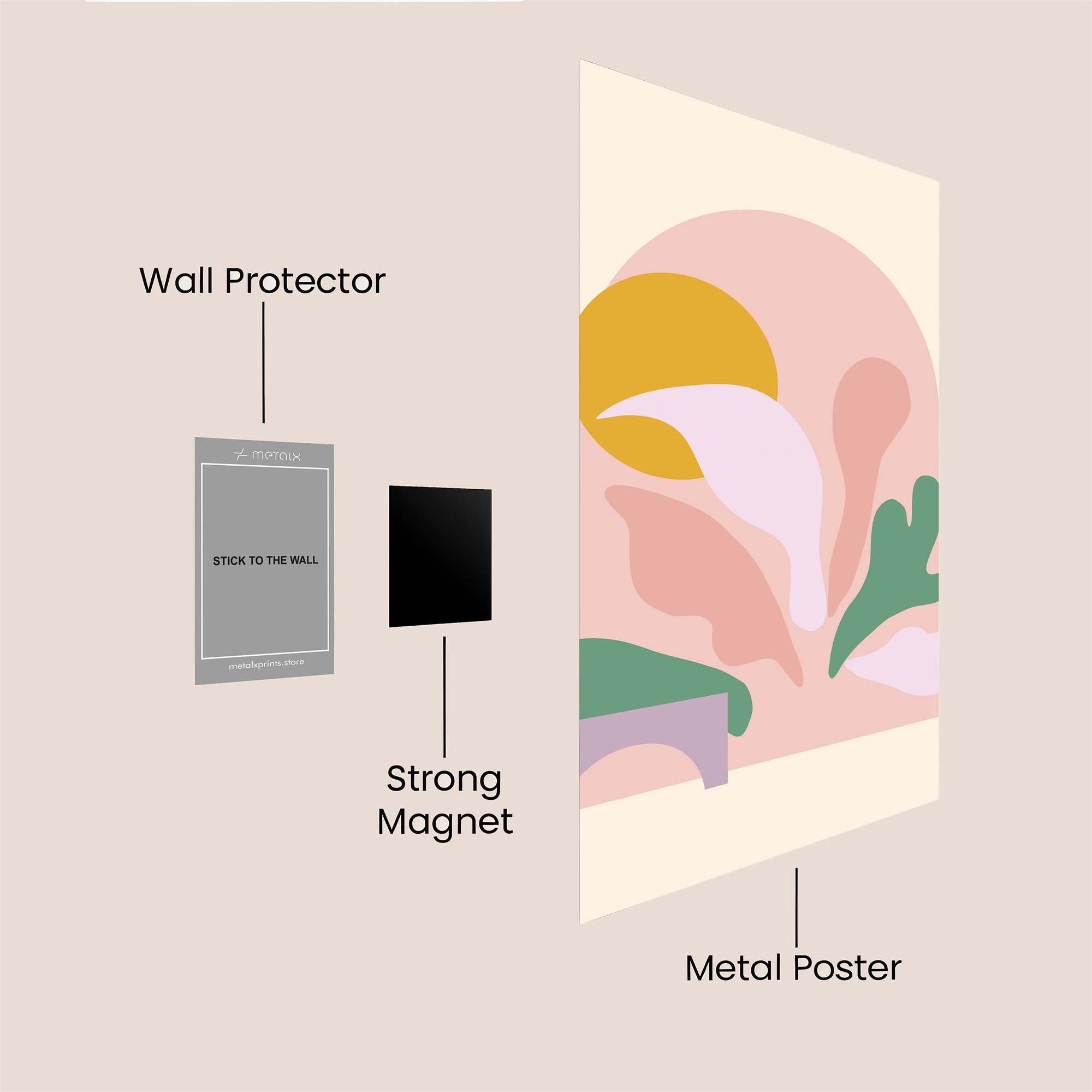 Sunrise Serenity Safe Wall Magnetic / M
